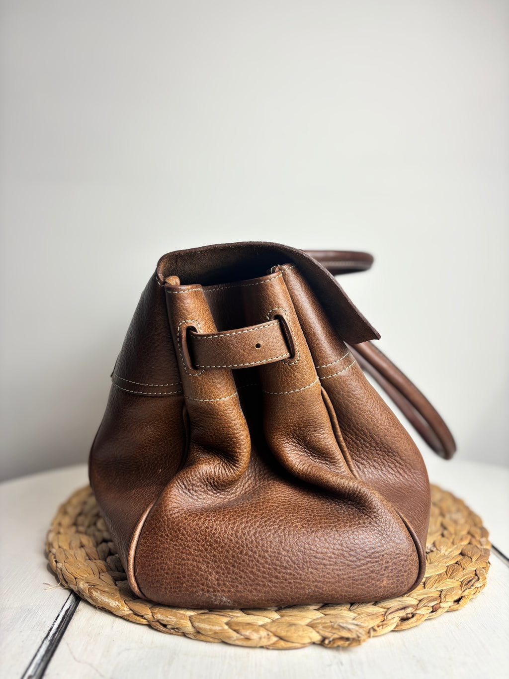 Mulberry Classic Heritage Bayswater in Oak Natural Leather