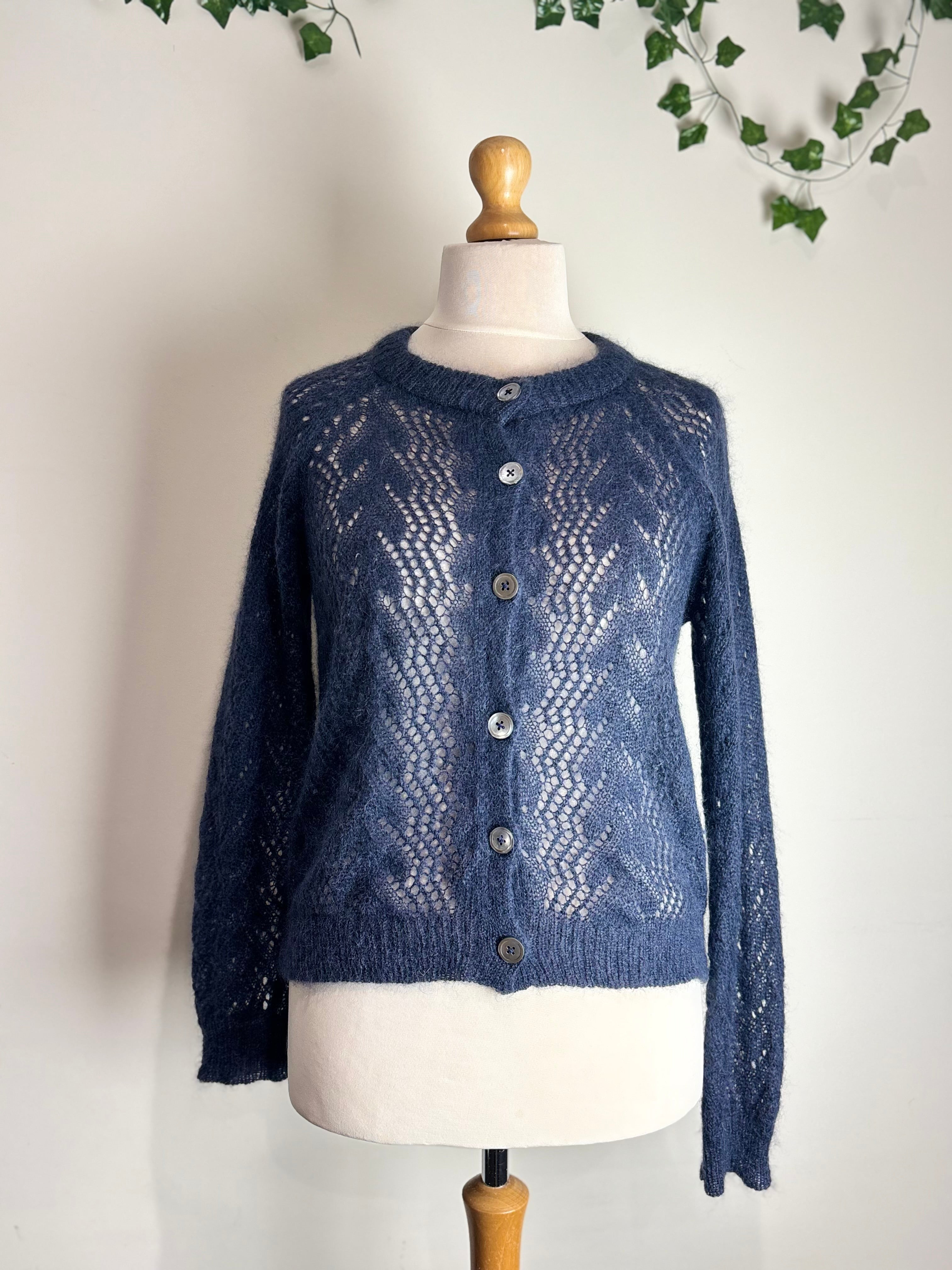 Brora Alpaca Textured Cardigan