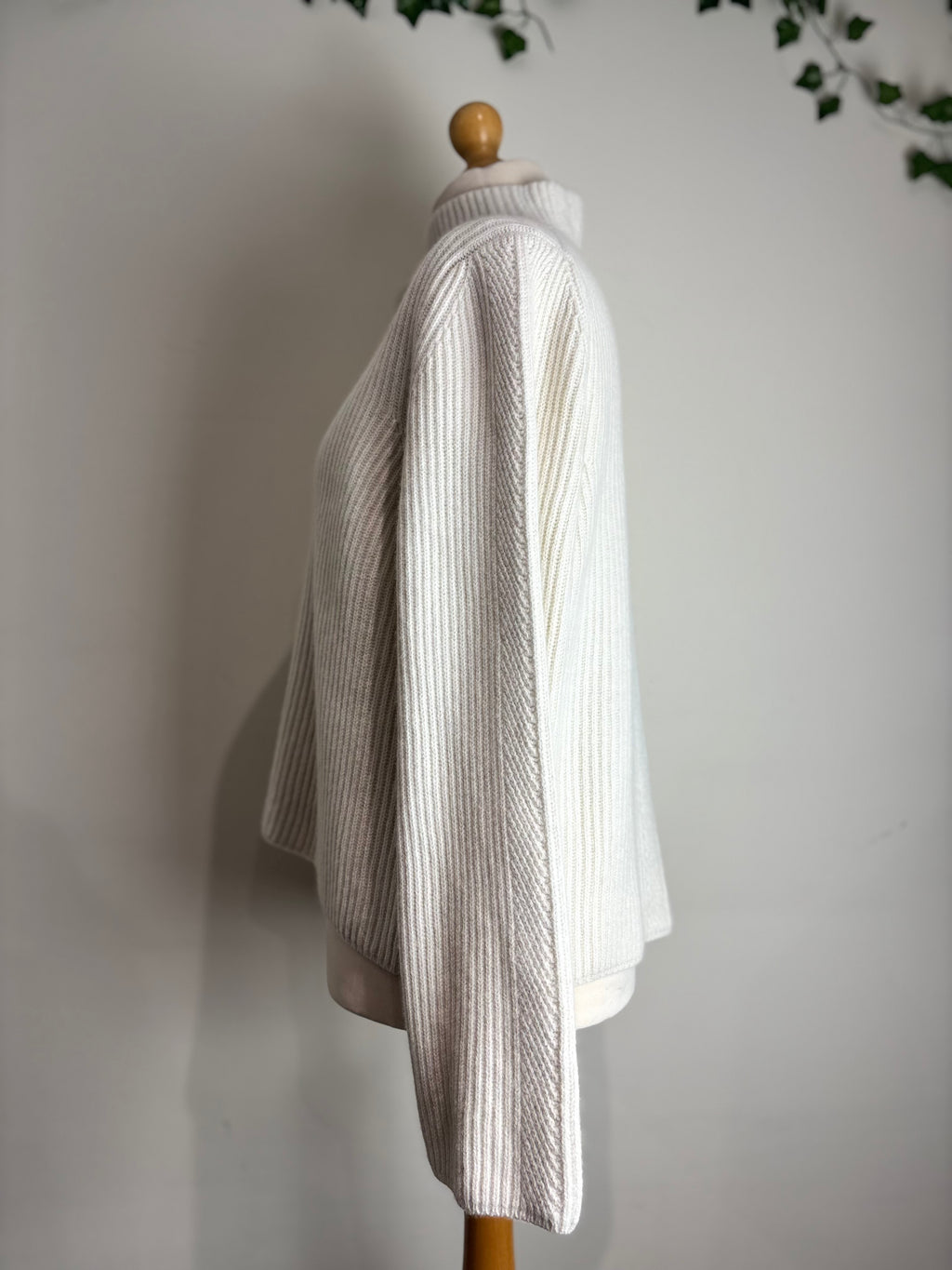 ME+EM Cream Chunky Rib Jumper