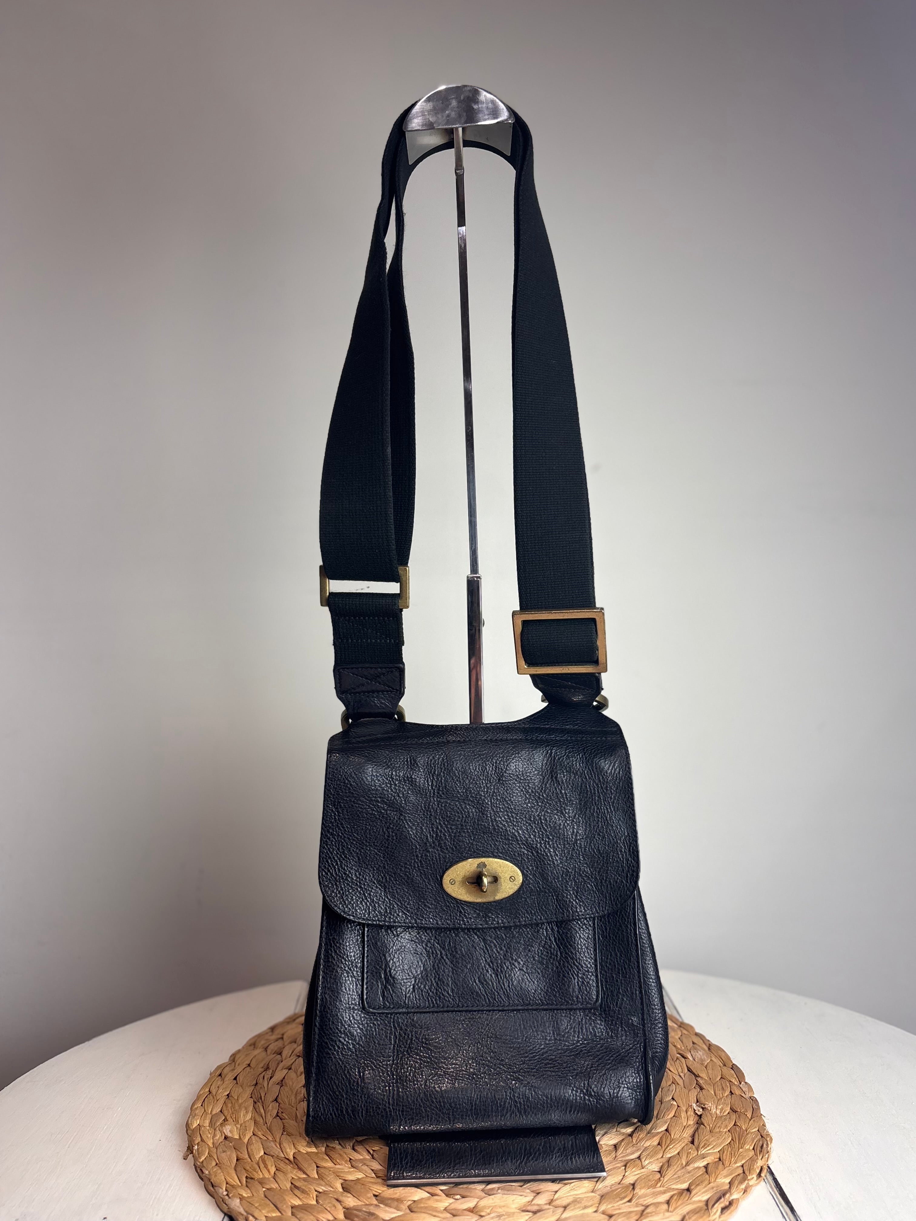 Mulberry Antony Messenger Satchel (Dark Brown Leather)