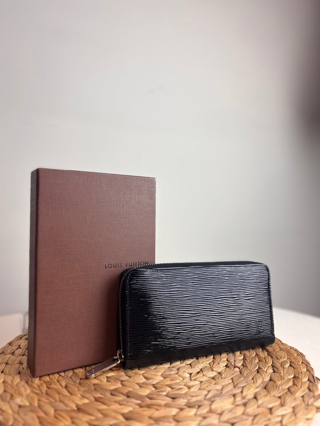 Louis Vuitton Zippy Wallet (Black Epi Leather)