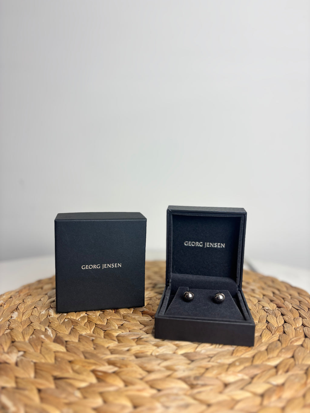 Georg Jensen Sterling Silver 8mm Ball Stud Earrings