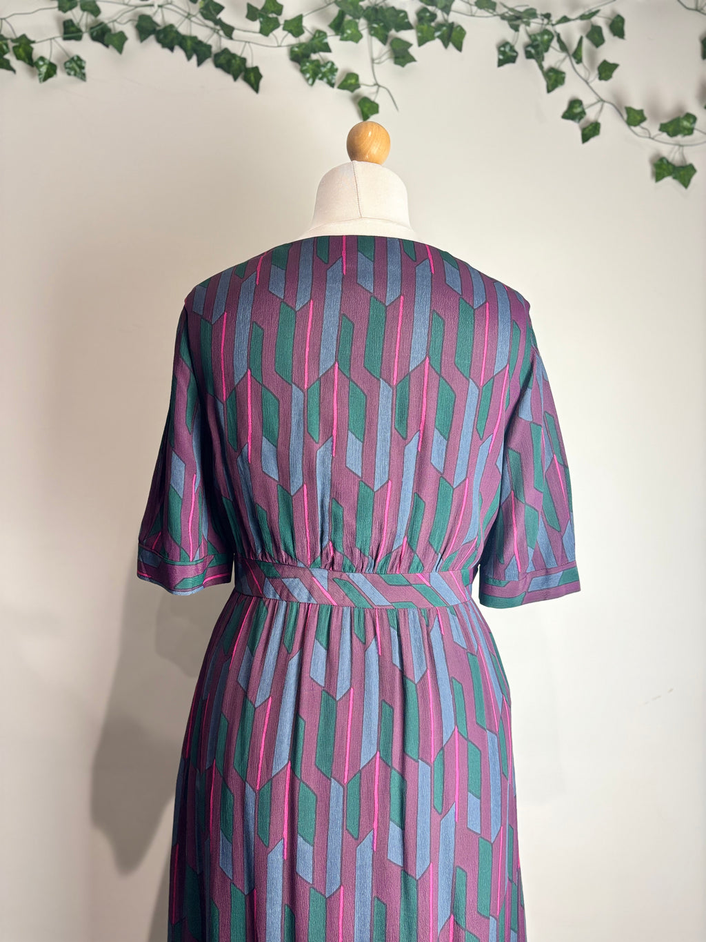 Toast Geo Print V-Neck Maxi Dress