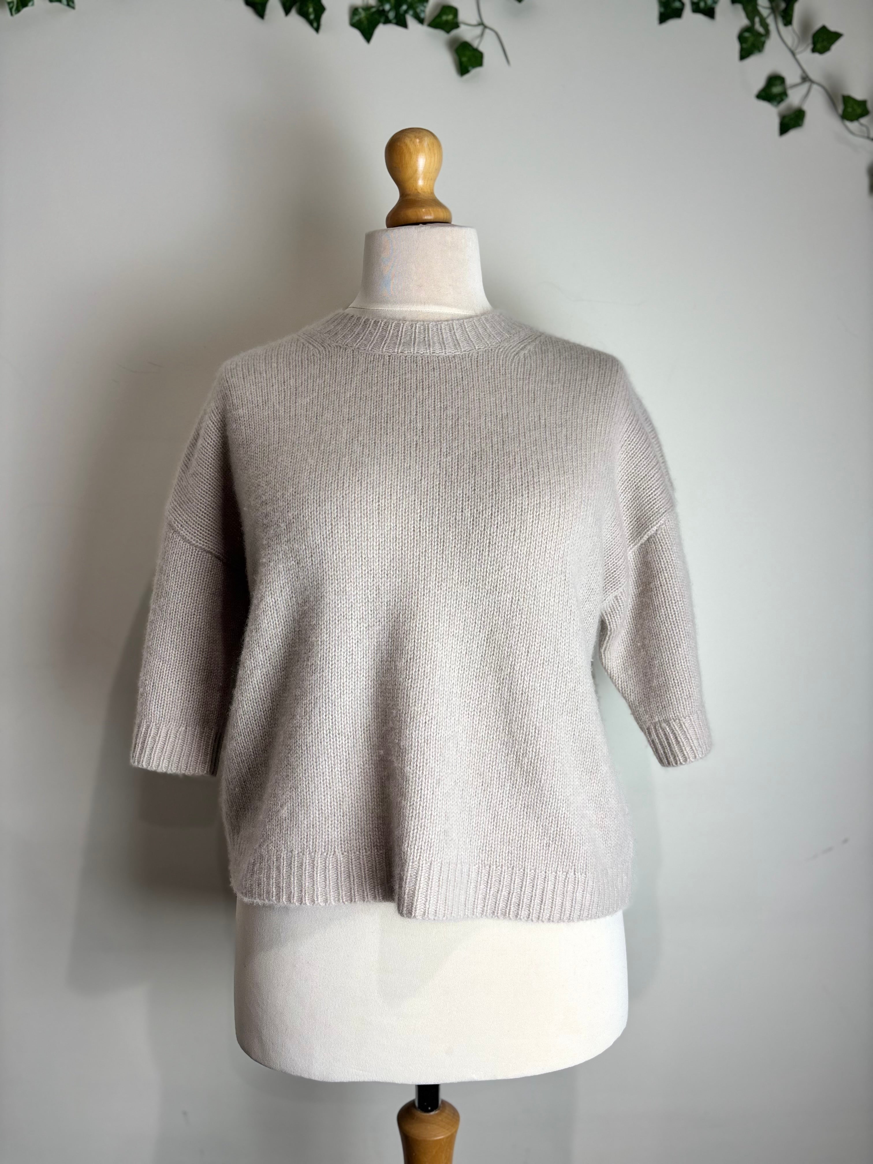 HUSH Short Sleeve Chunky Cashmere Tee