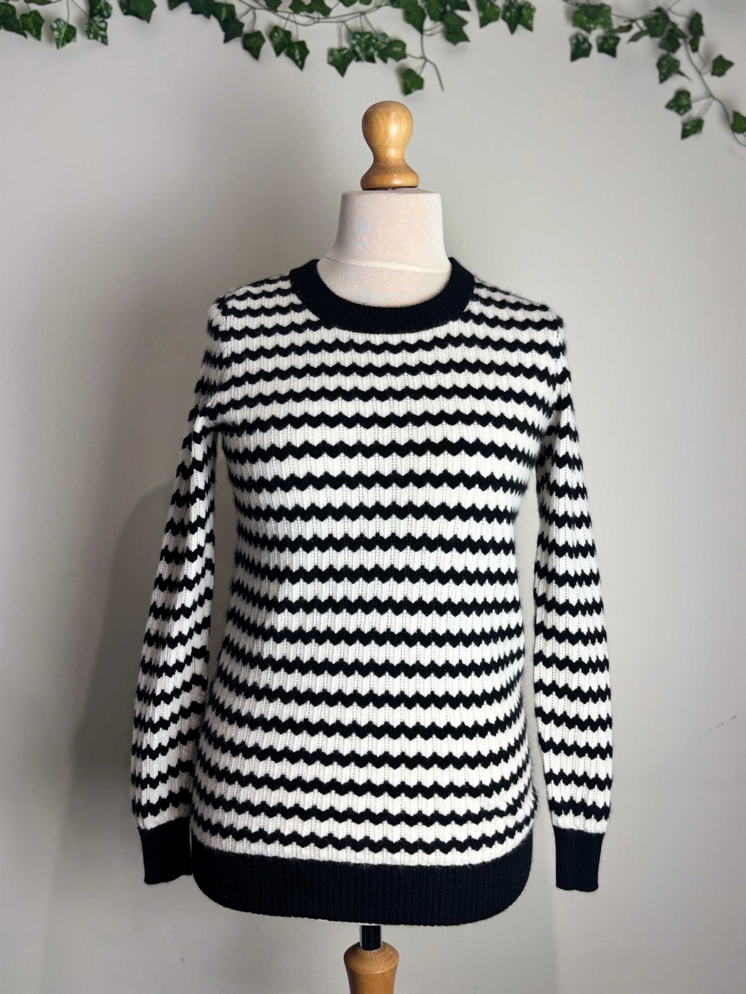 Denner Cashmere Zig-Zag Knit
