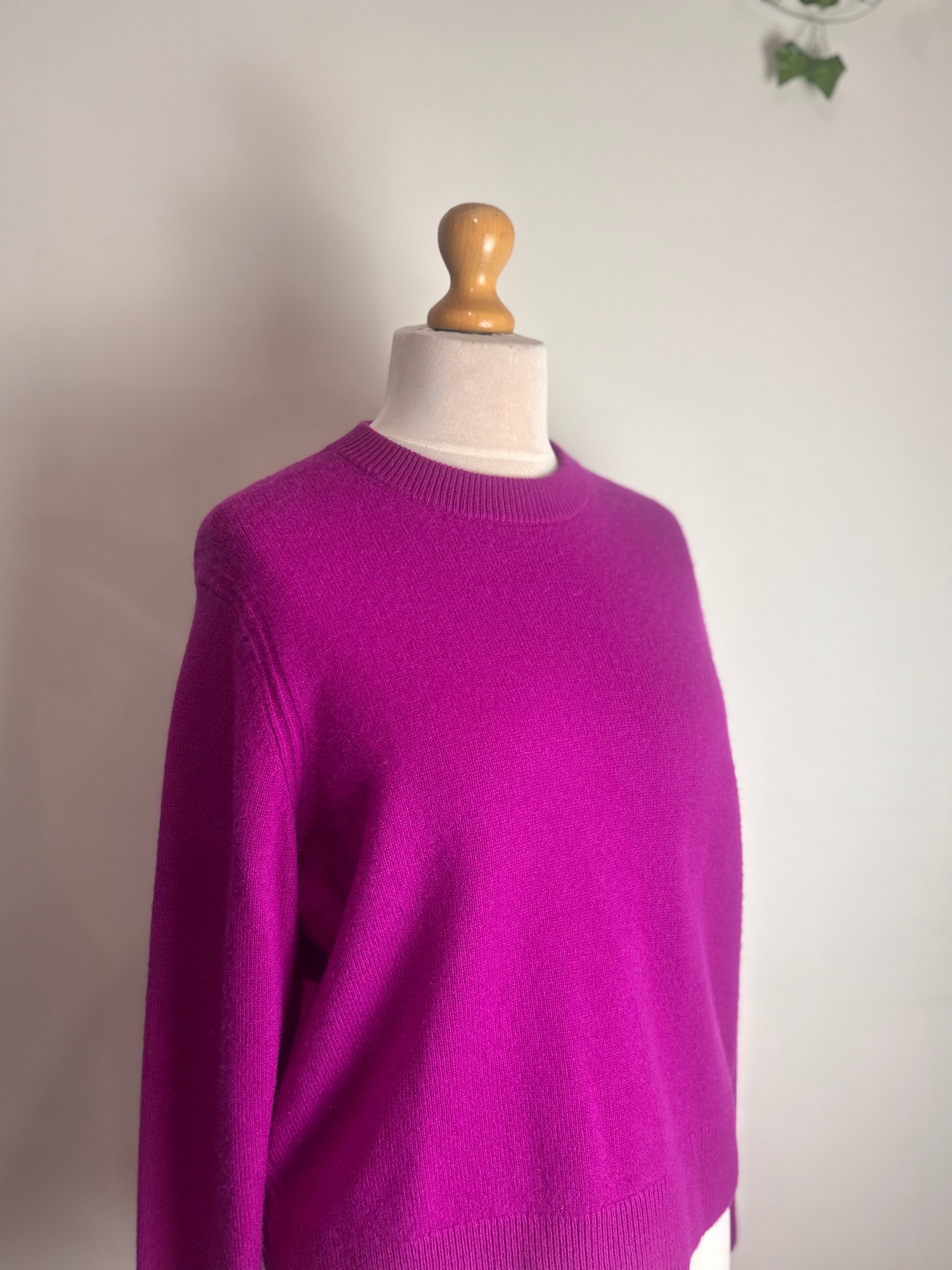 COS Fuchsia Cashmere Jumper