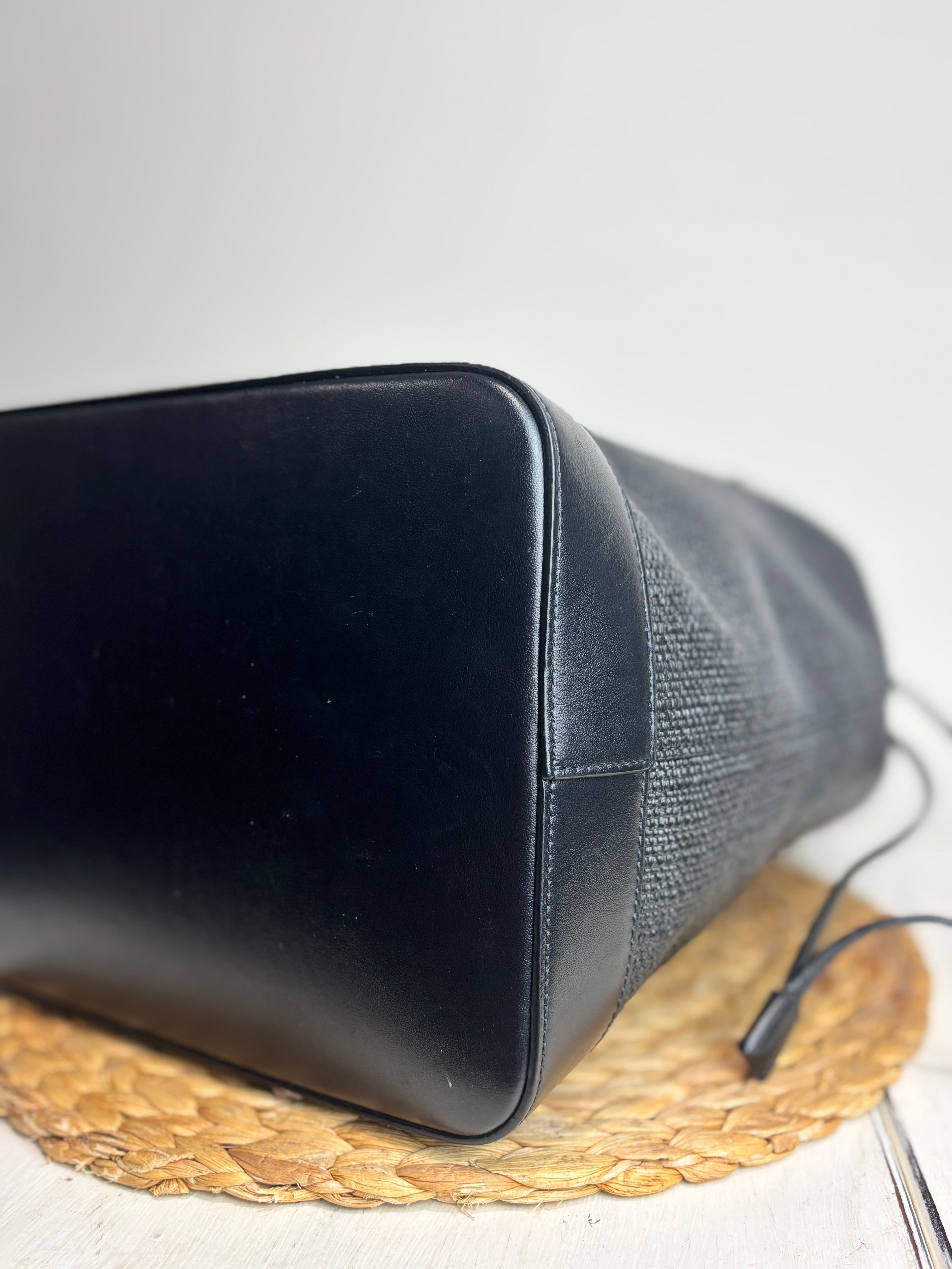 Yves Saint Laurent Teddy Drawstring Shopping Tote