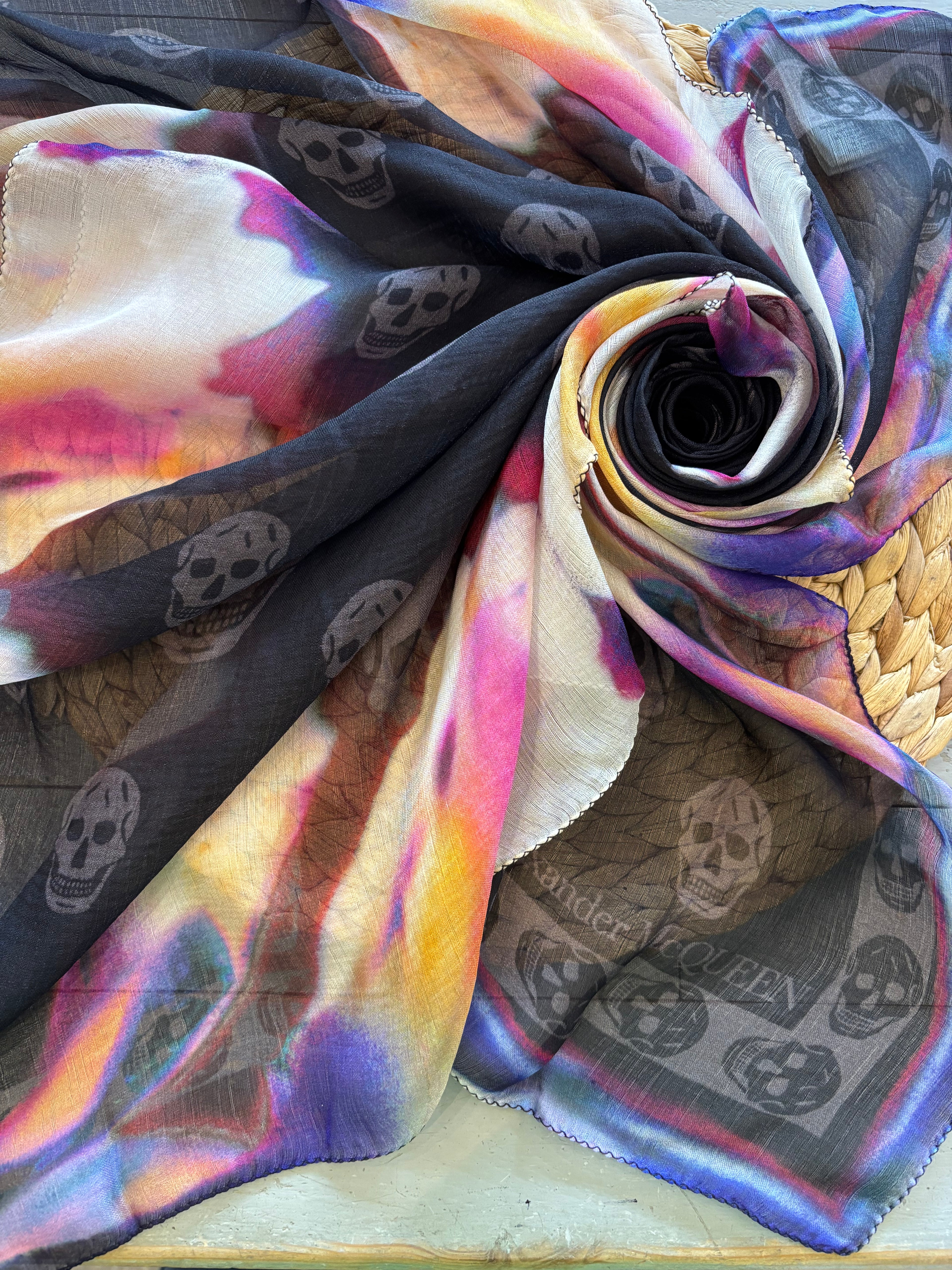Alexander McQueen Silk Scarf