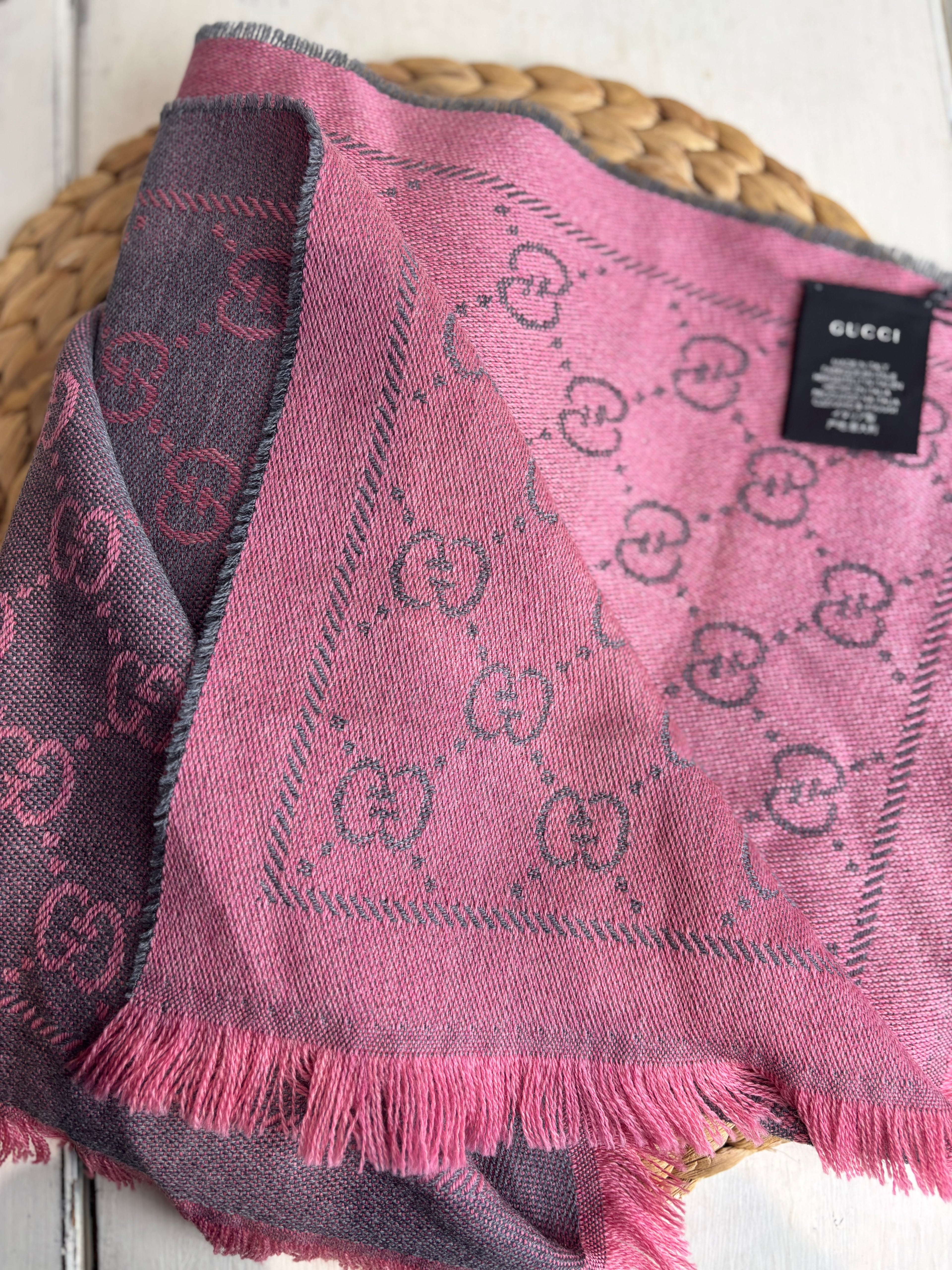 Gucci Reversible Wool Scarf