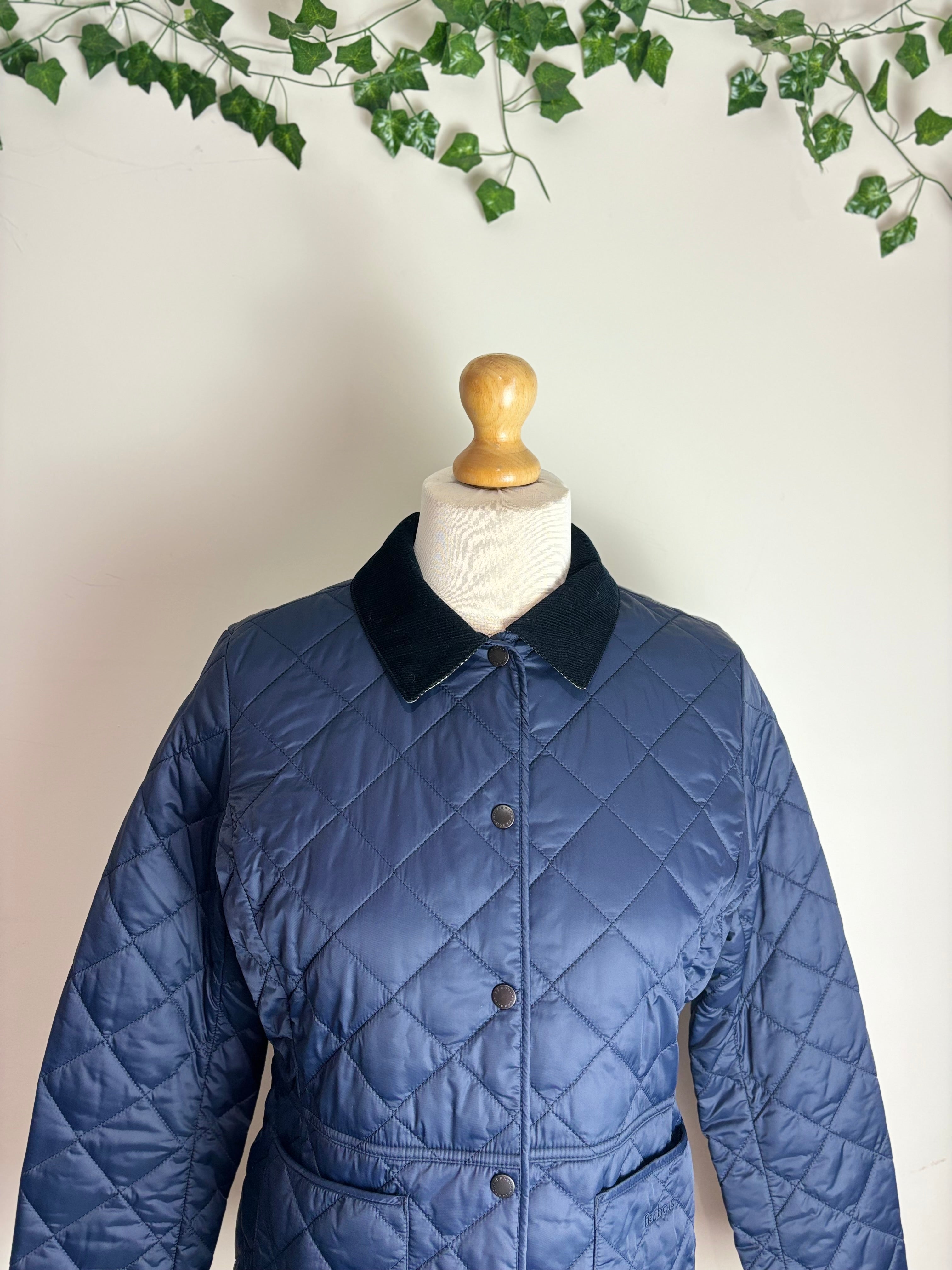 Barbour Navy Quilted Jacket