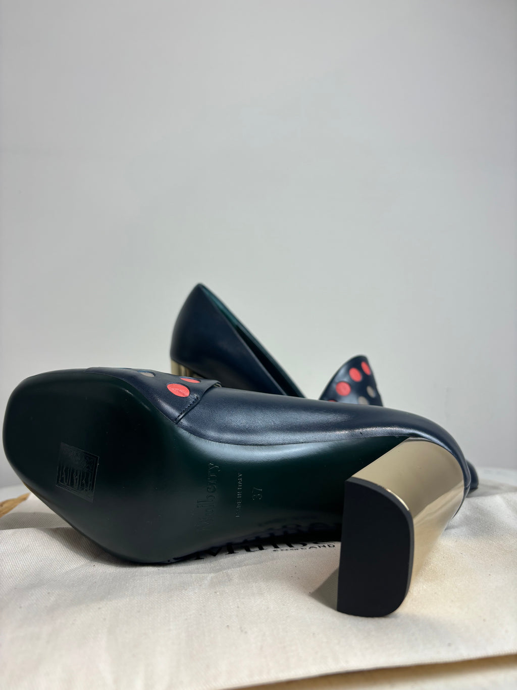 Mulberry Opera Polka Heels