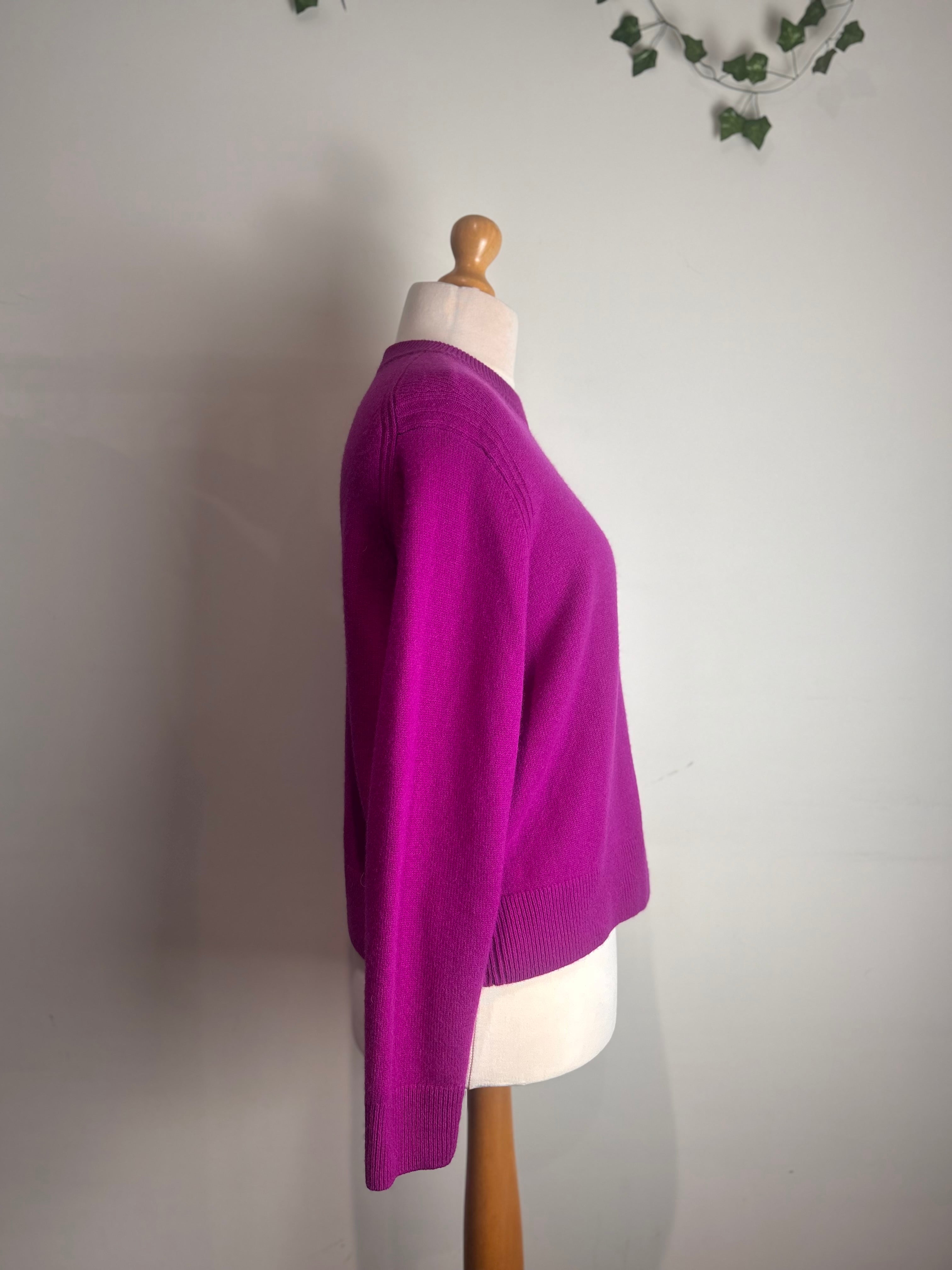 COS Fuchsia Cashmere Jumper