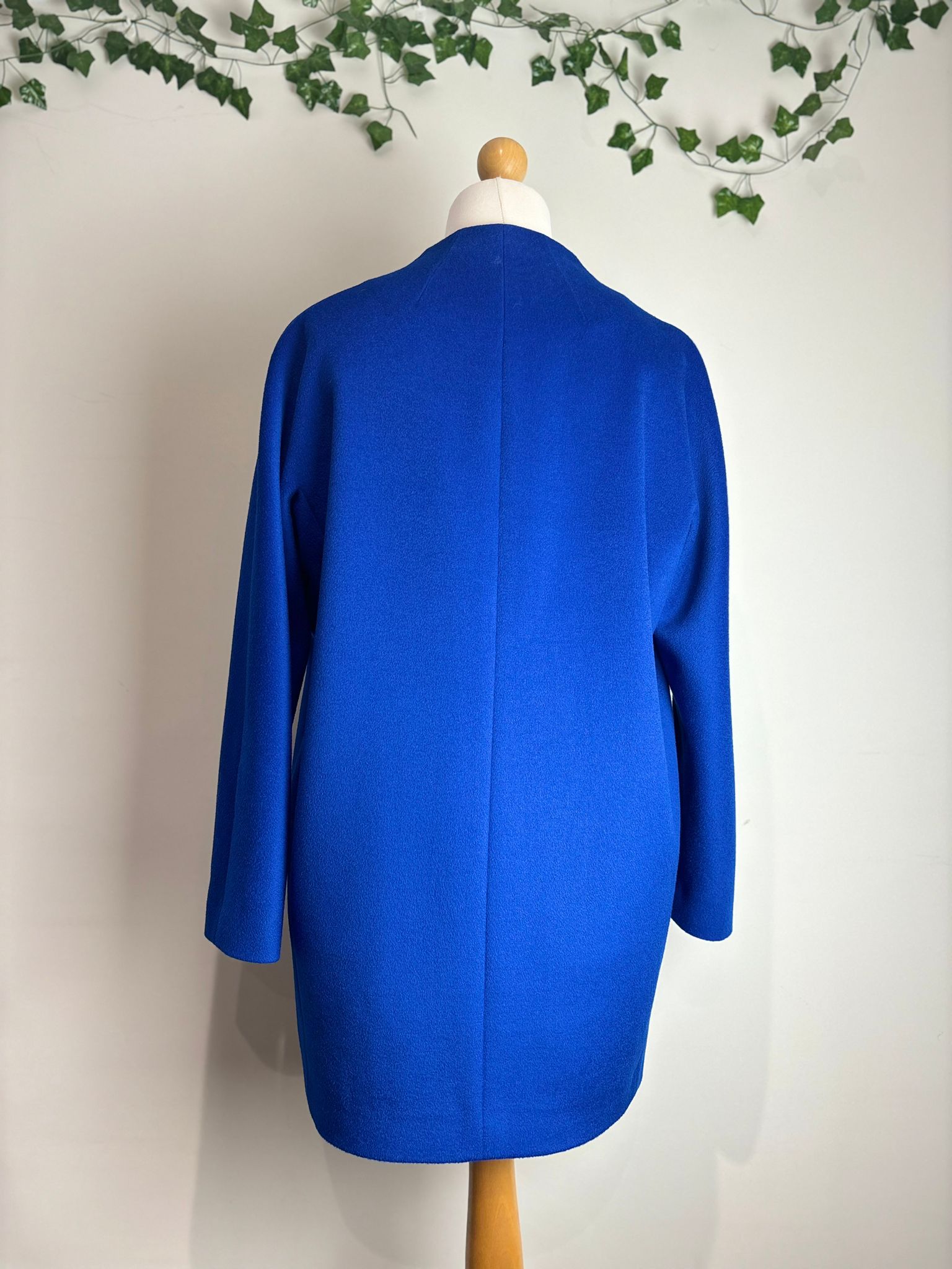 Jaeger London Wool Cobalt Longline Coat