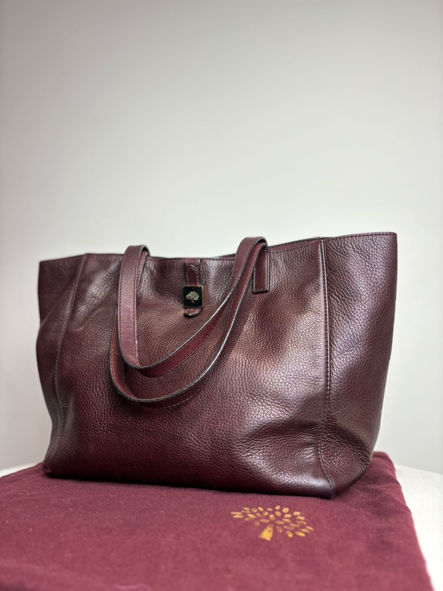 Mulberry Oxblood Tessie Tote