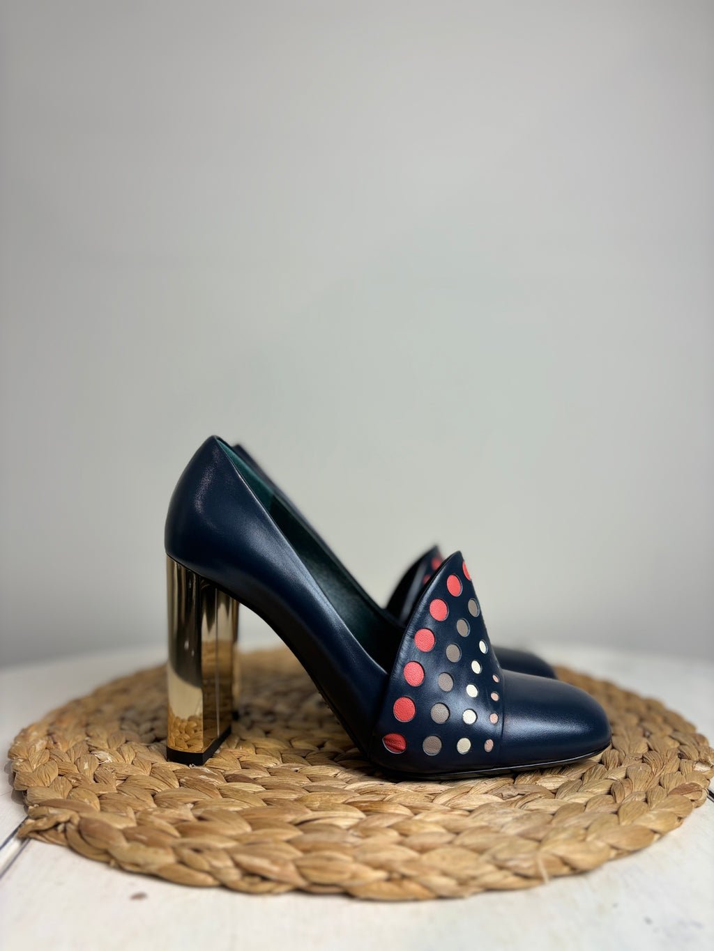 Mulberry Opera Polka Heels