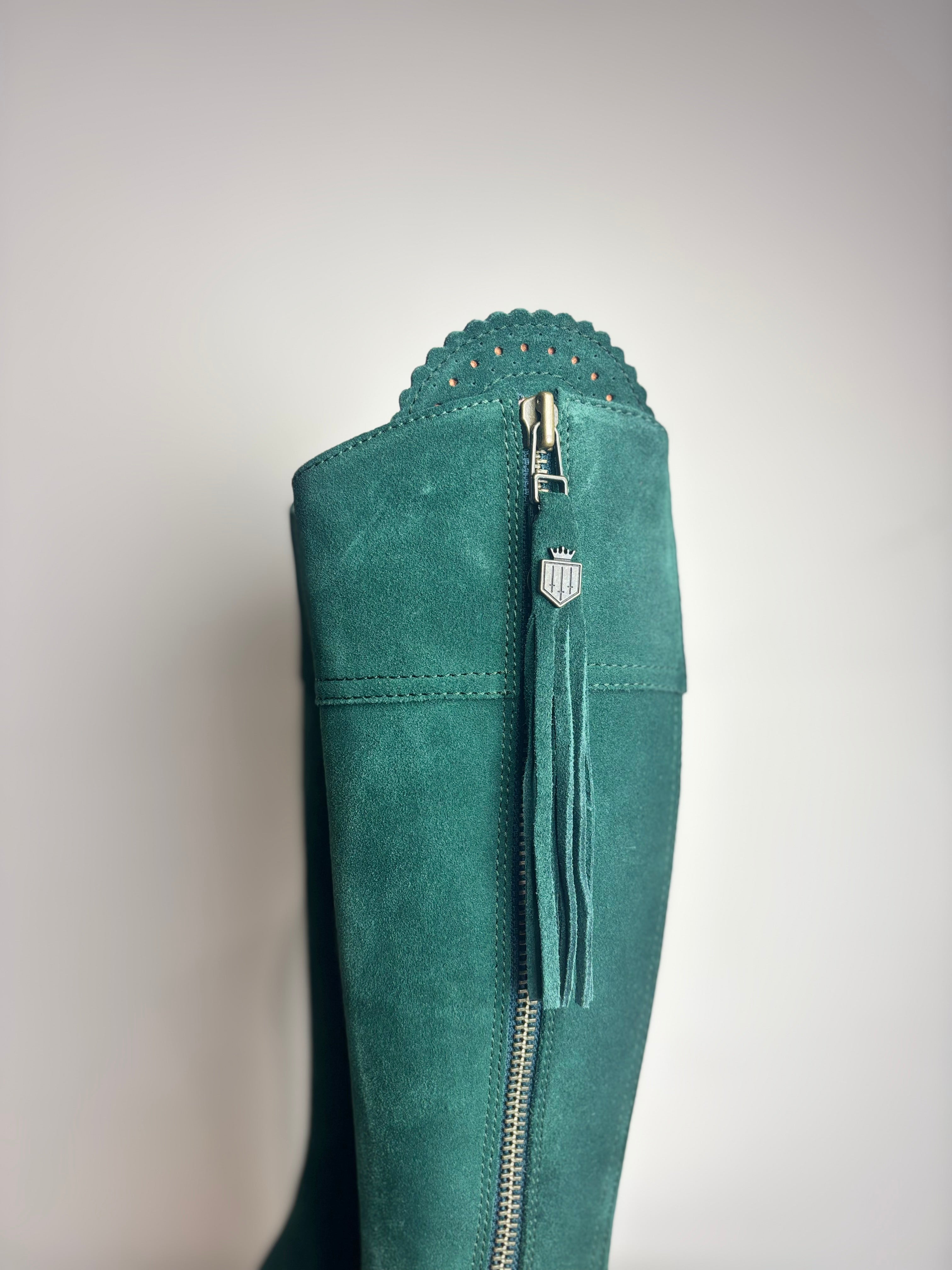 Fairfax & Favor Emerald Regina Suede Boots