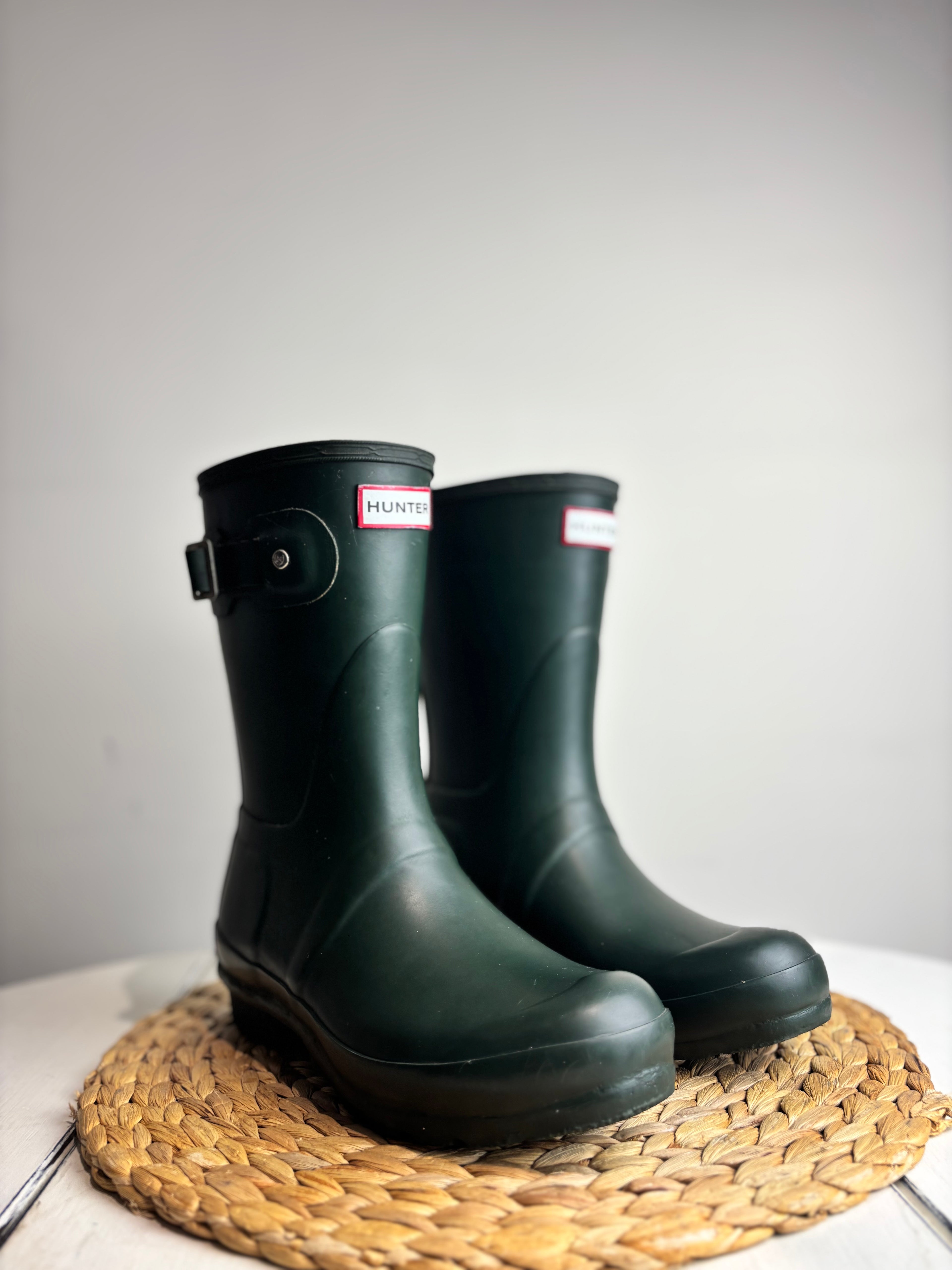 Hunter Green Short Wellies