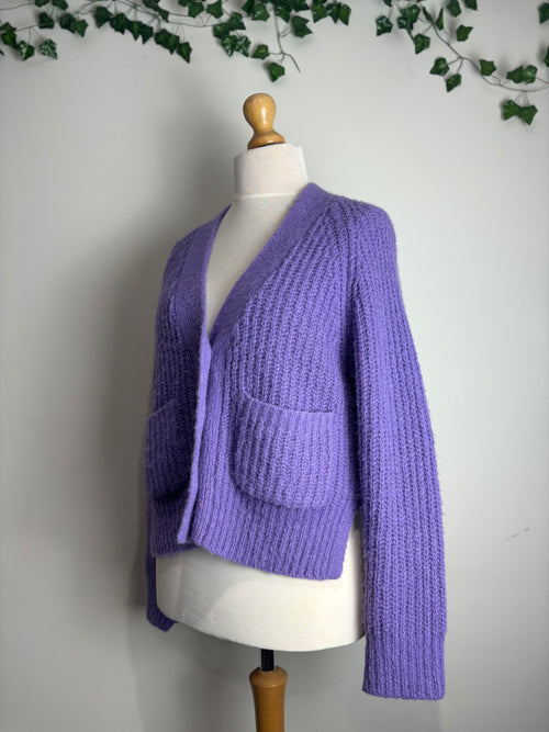 A.L.C Cleveland Purple Cardigan
