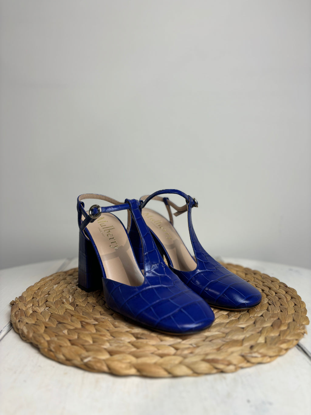 Mulberry Mary T-Bar Pumps