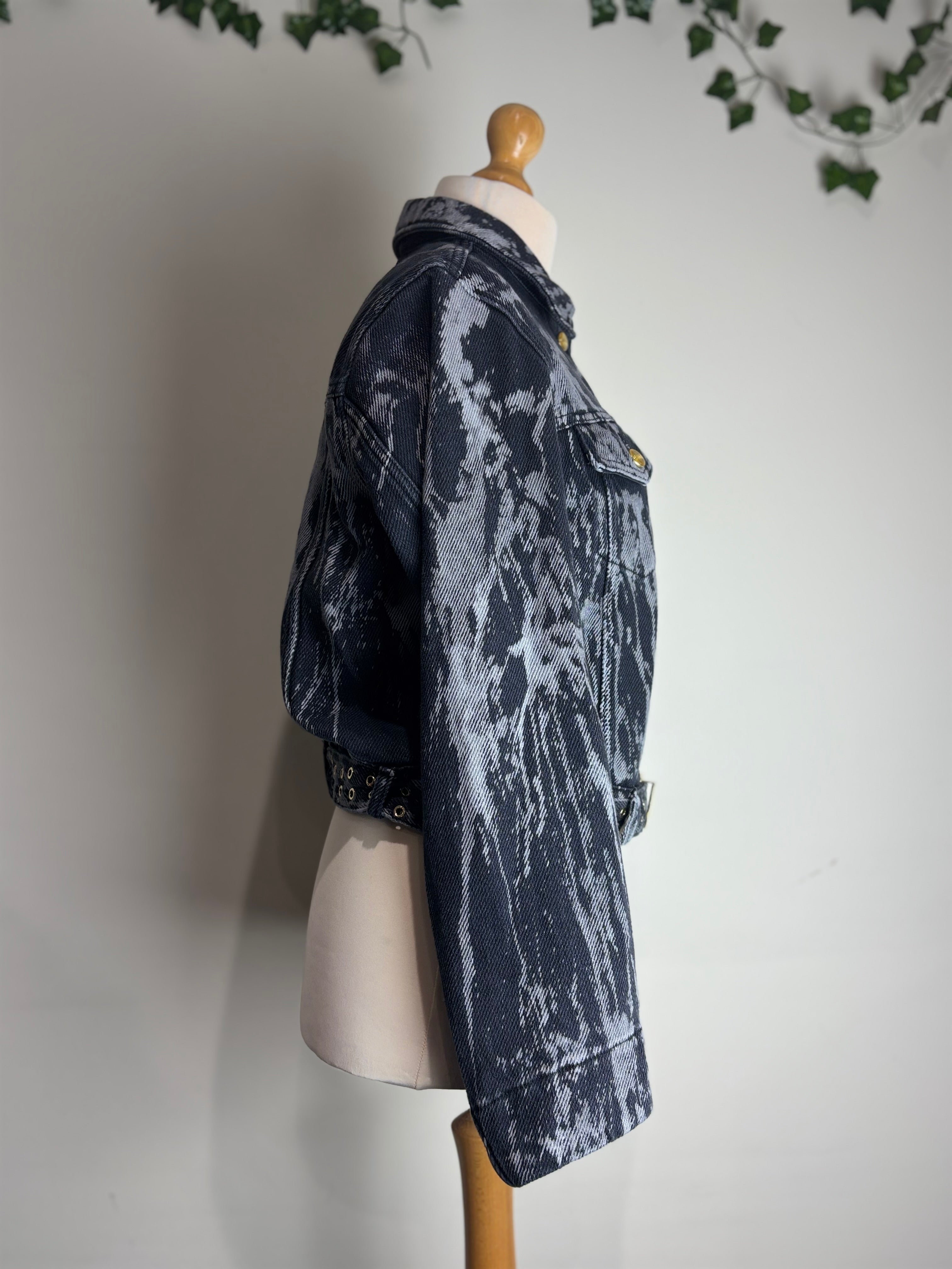 GANNI Heavy Denim Belted Jacket