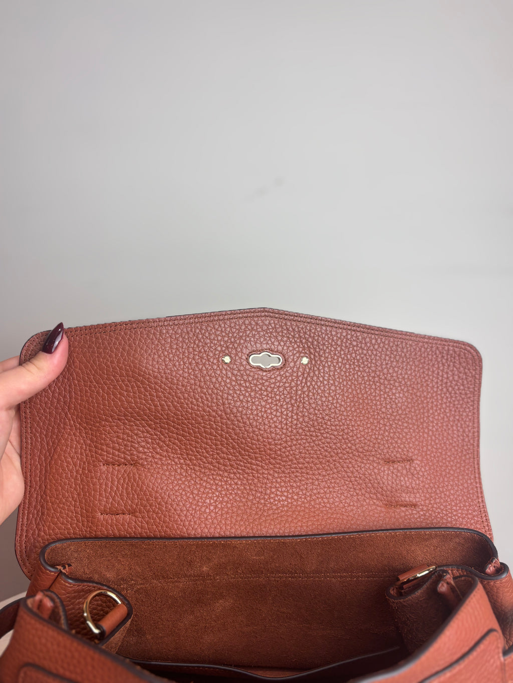 Mulberry Alexa Icon in Bright Oak Heavy Grain