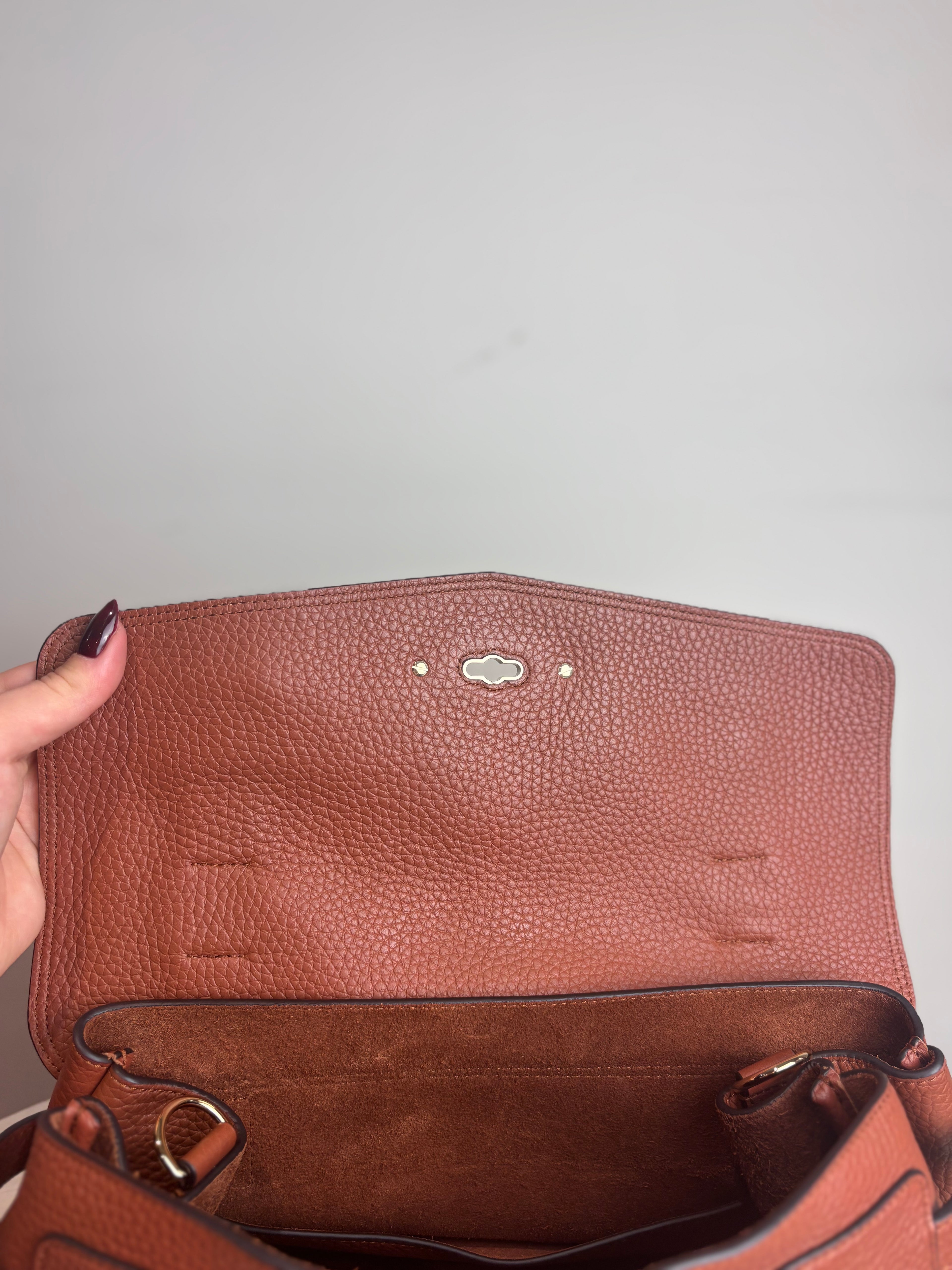 Mulberry Alexa Icon in Bright Oak Heavy Grain