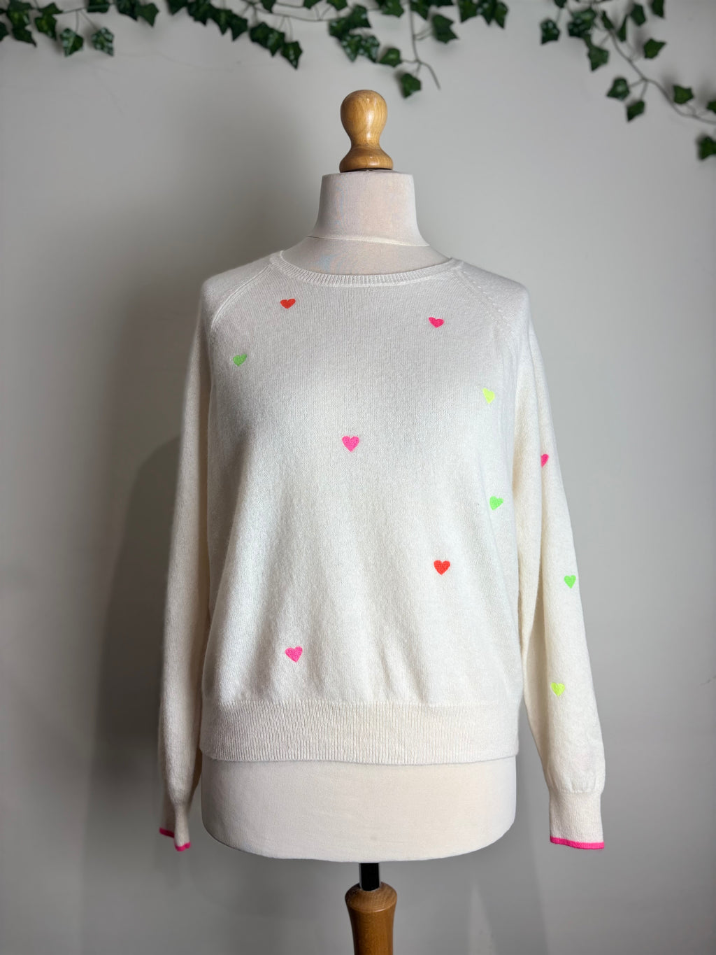 Brodie Cashmere Ivory Sweater