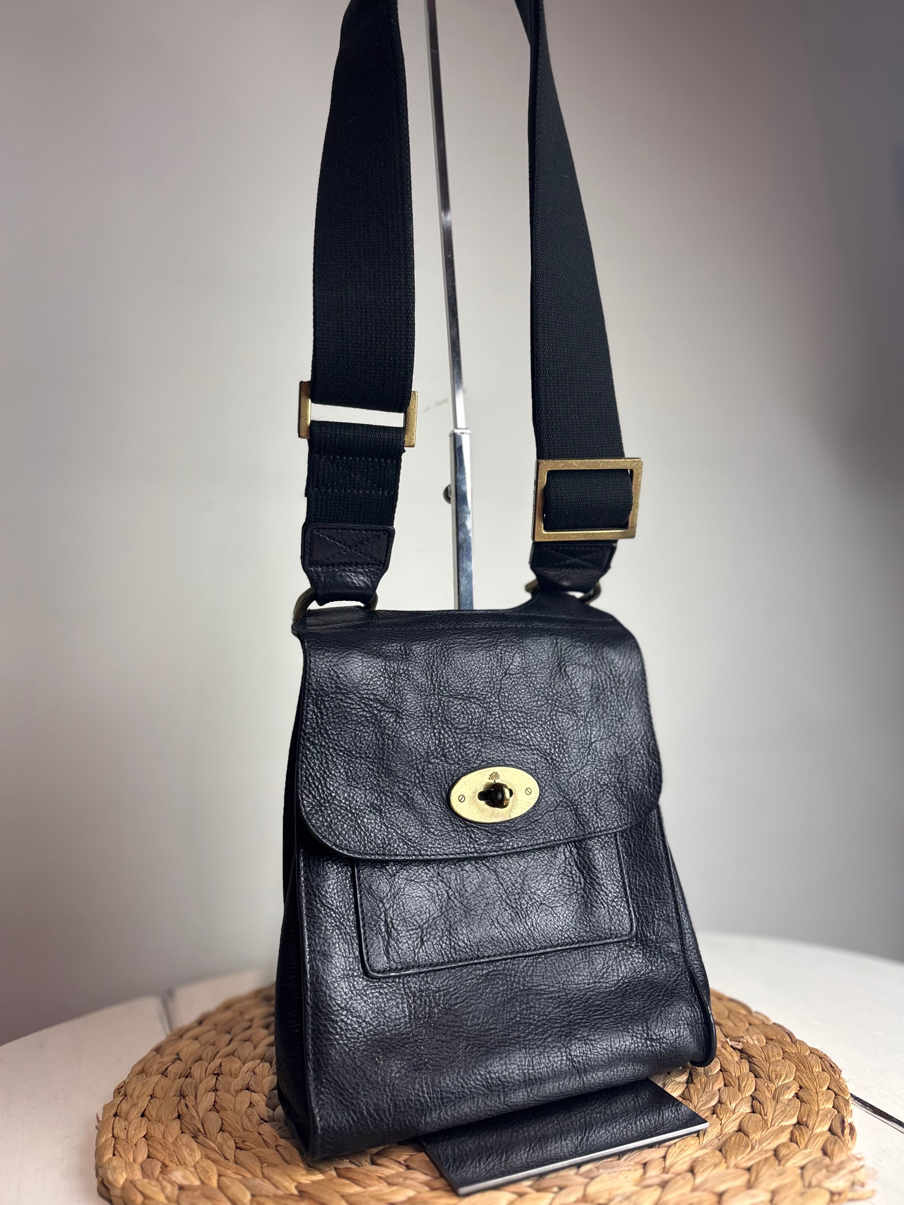 Mulberry Antony Messenger Satchel (Dark Brown Leather)