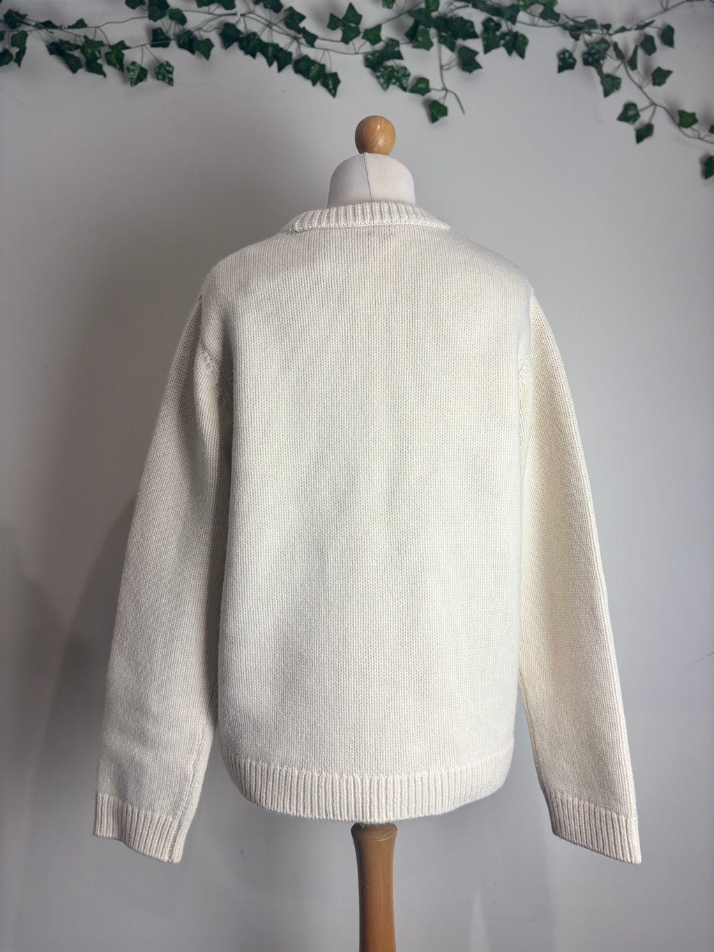 TOTEME Panelled Ribbed Cable Wool Jumper