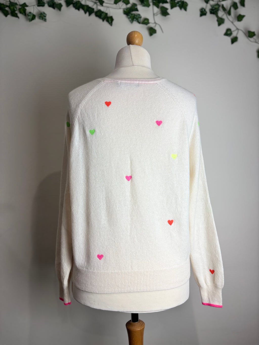 Brodie Cashmere Ivory Sweater