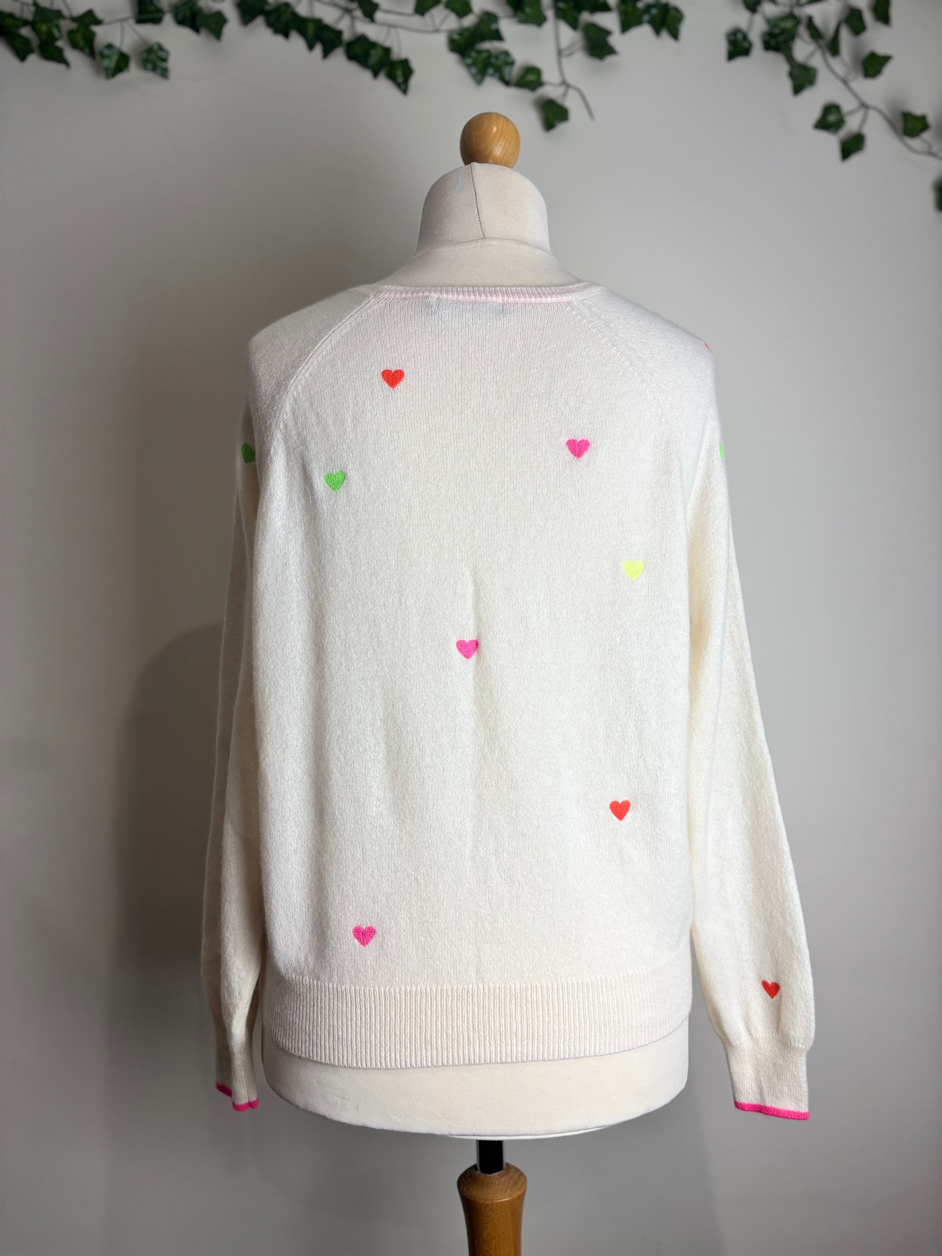 Brodie Cashmere Ivory Sweater