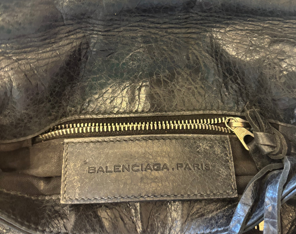 Balenciaga Black Vintage Clutch