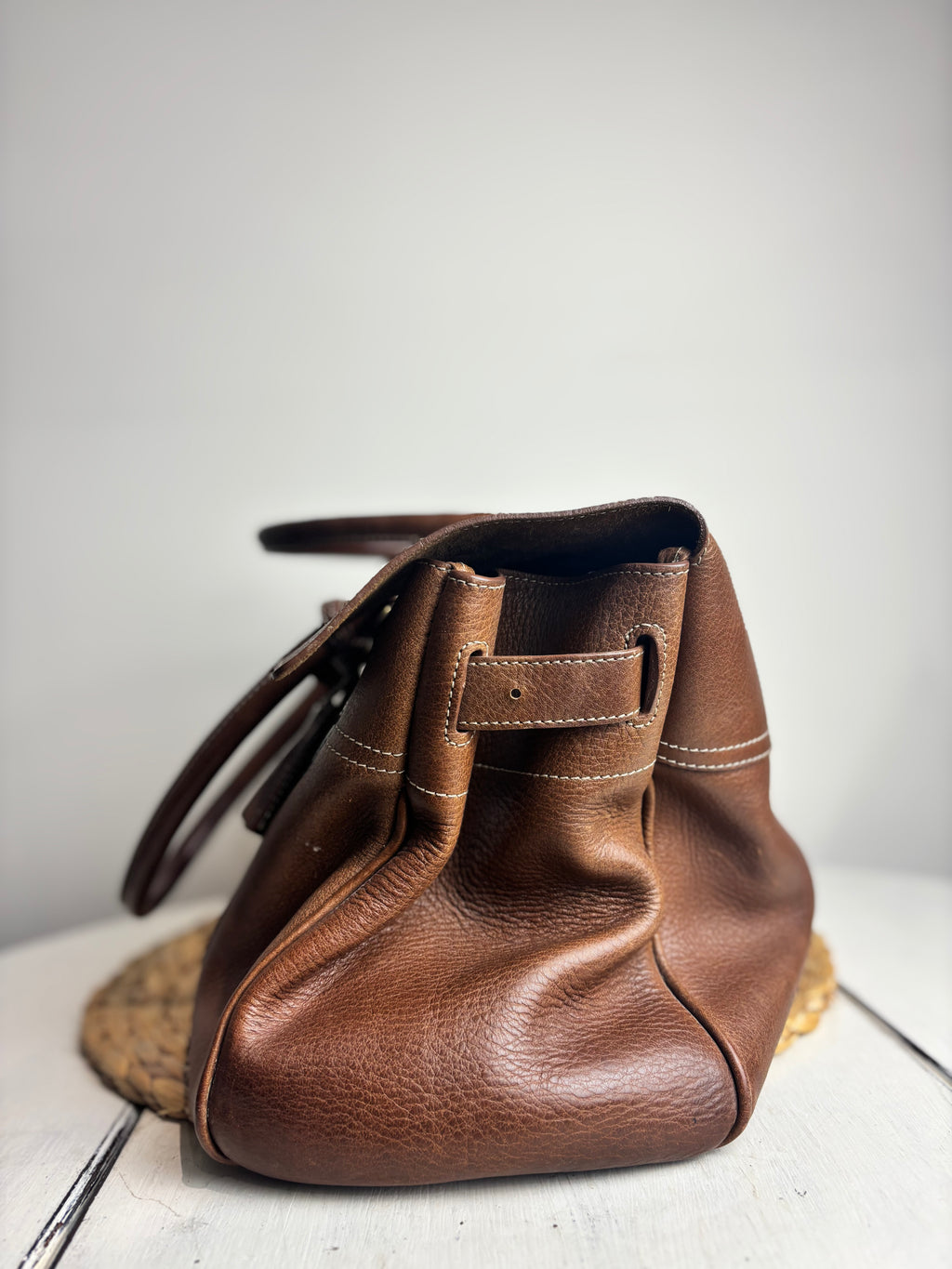 Mulberry Classic Heritage Bayswater in Oak Natural Leather