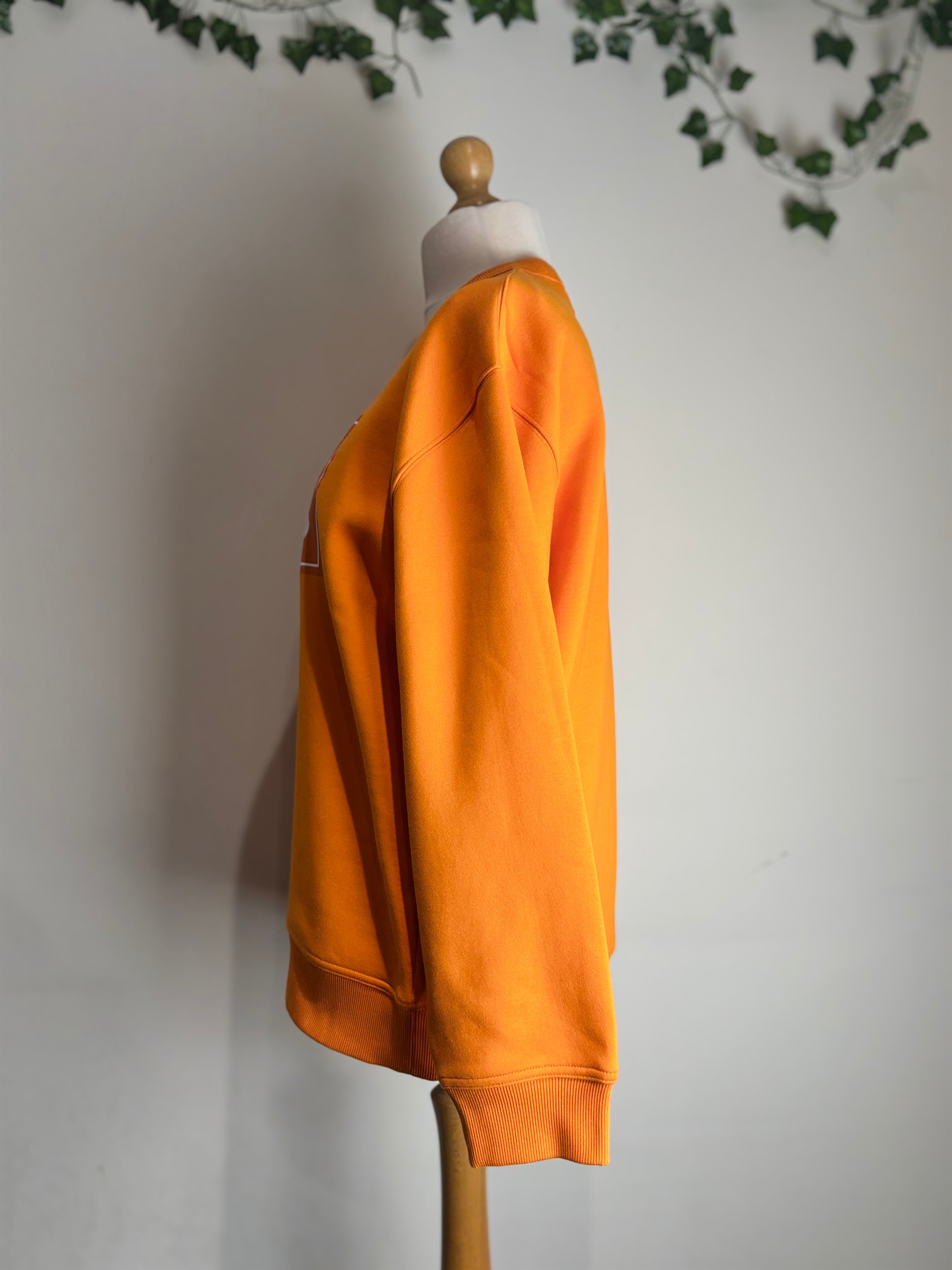 Burberry Fawson Orange Logo Sweater
