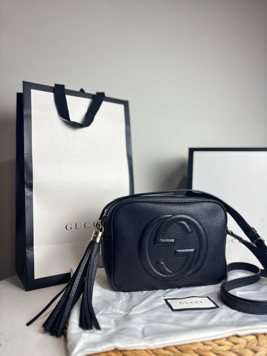 GUCCI Soho Disco Crossbody Bag