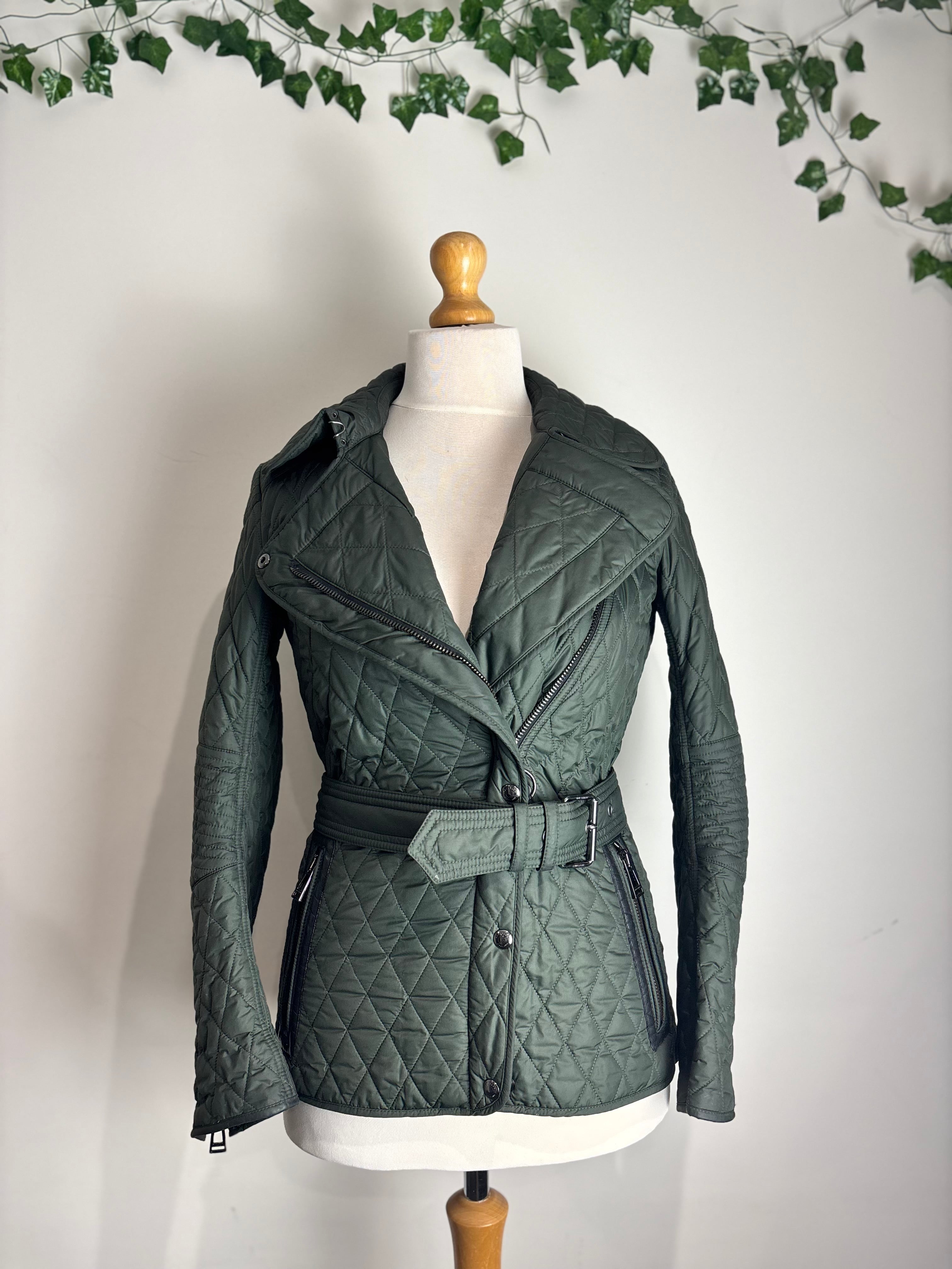 Belstaff Olive Green Quilted Jacket