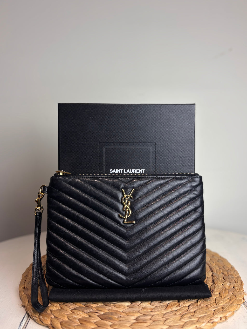 Yves Saint Laurent Cassandre Matelassé Pouch