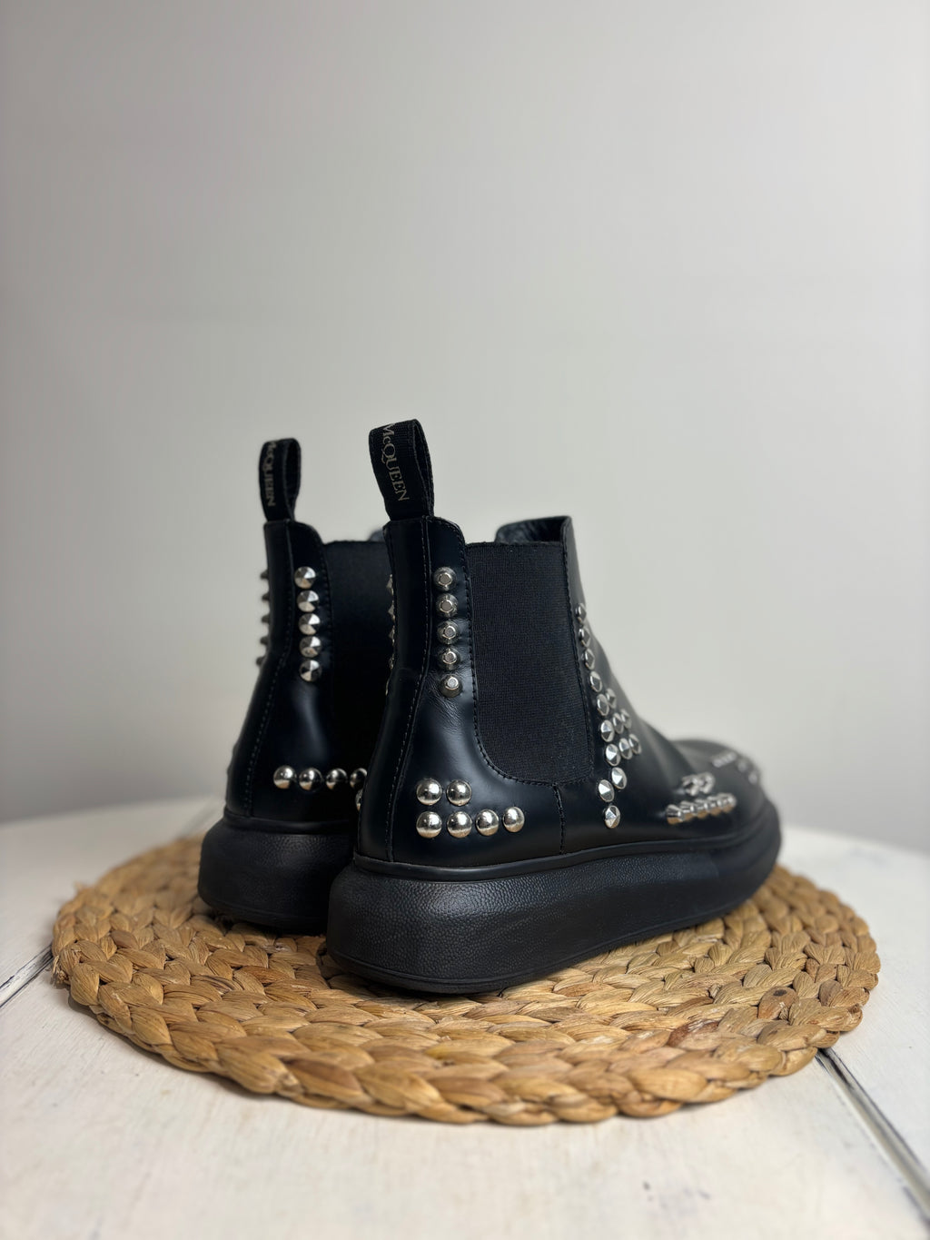 Alexander McQueen Studded Chelsea Boots