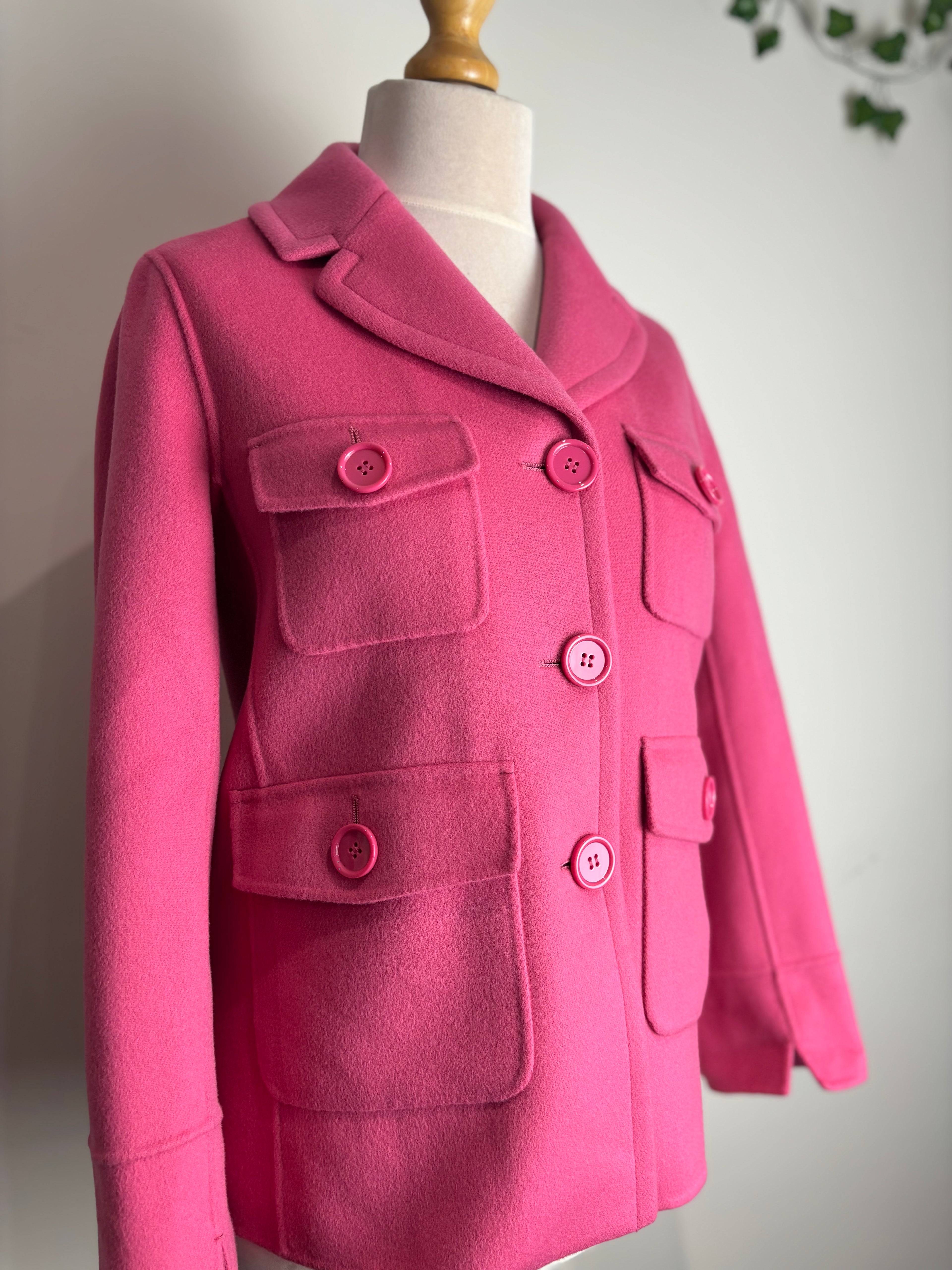 ‘S Max Mara Pink Wool Jacket