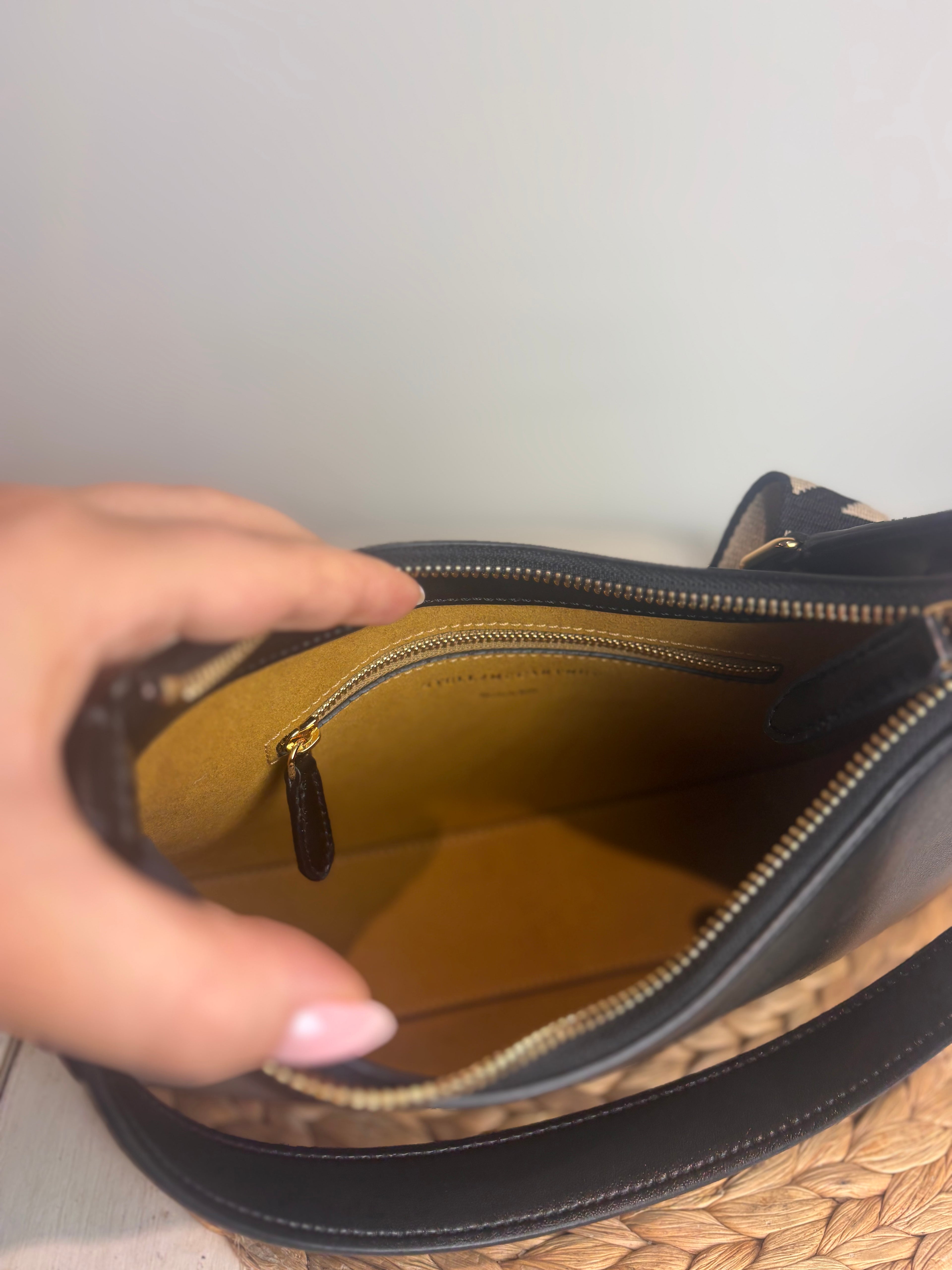 Stella McCartney Logo Small Leather Shoulder Bag (Alter Mat Vegan Leather)