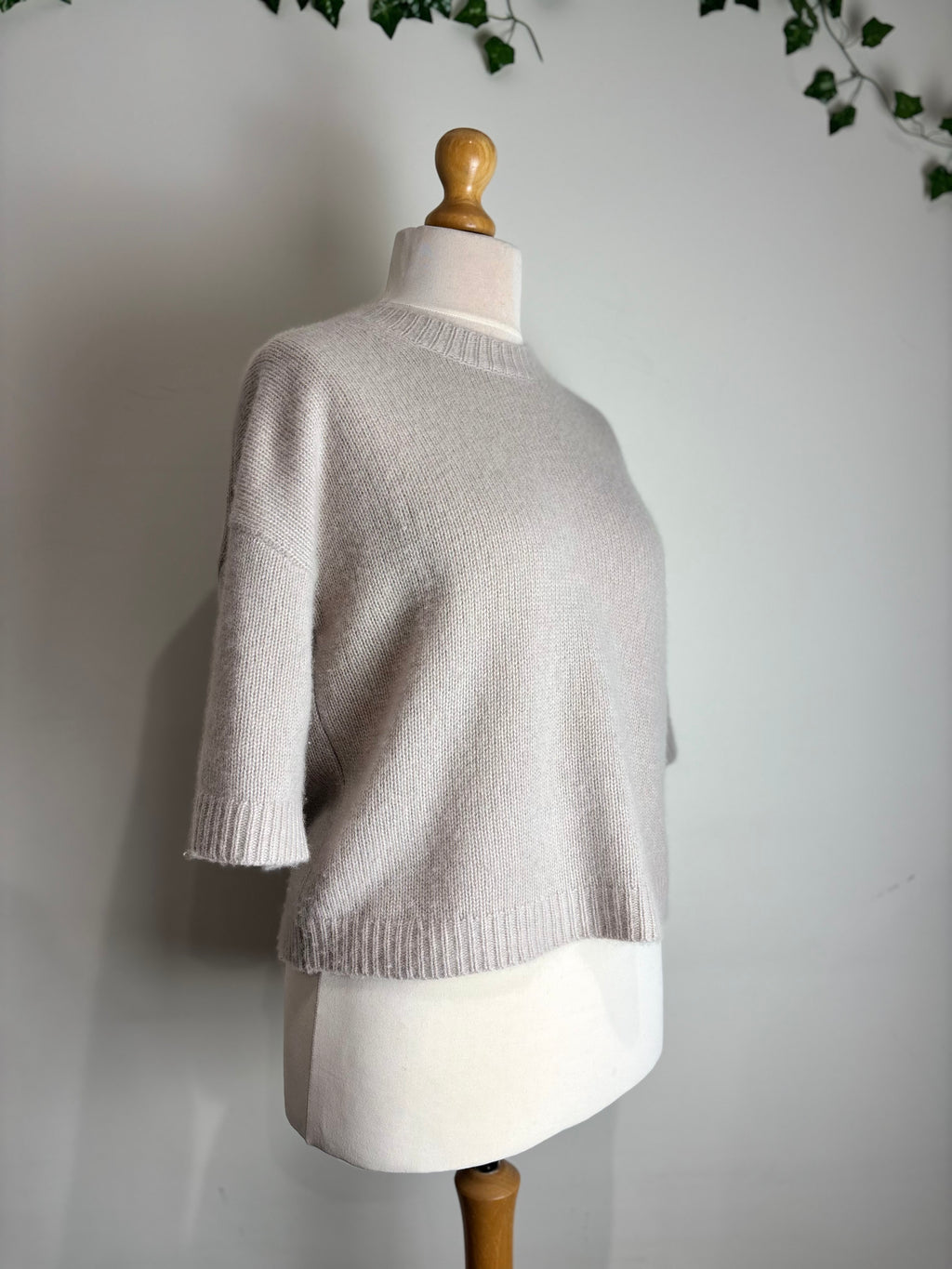 HUSH Short Sleeve Chunky Cashmere Tee