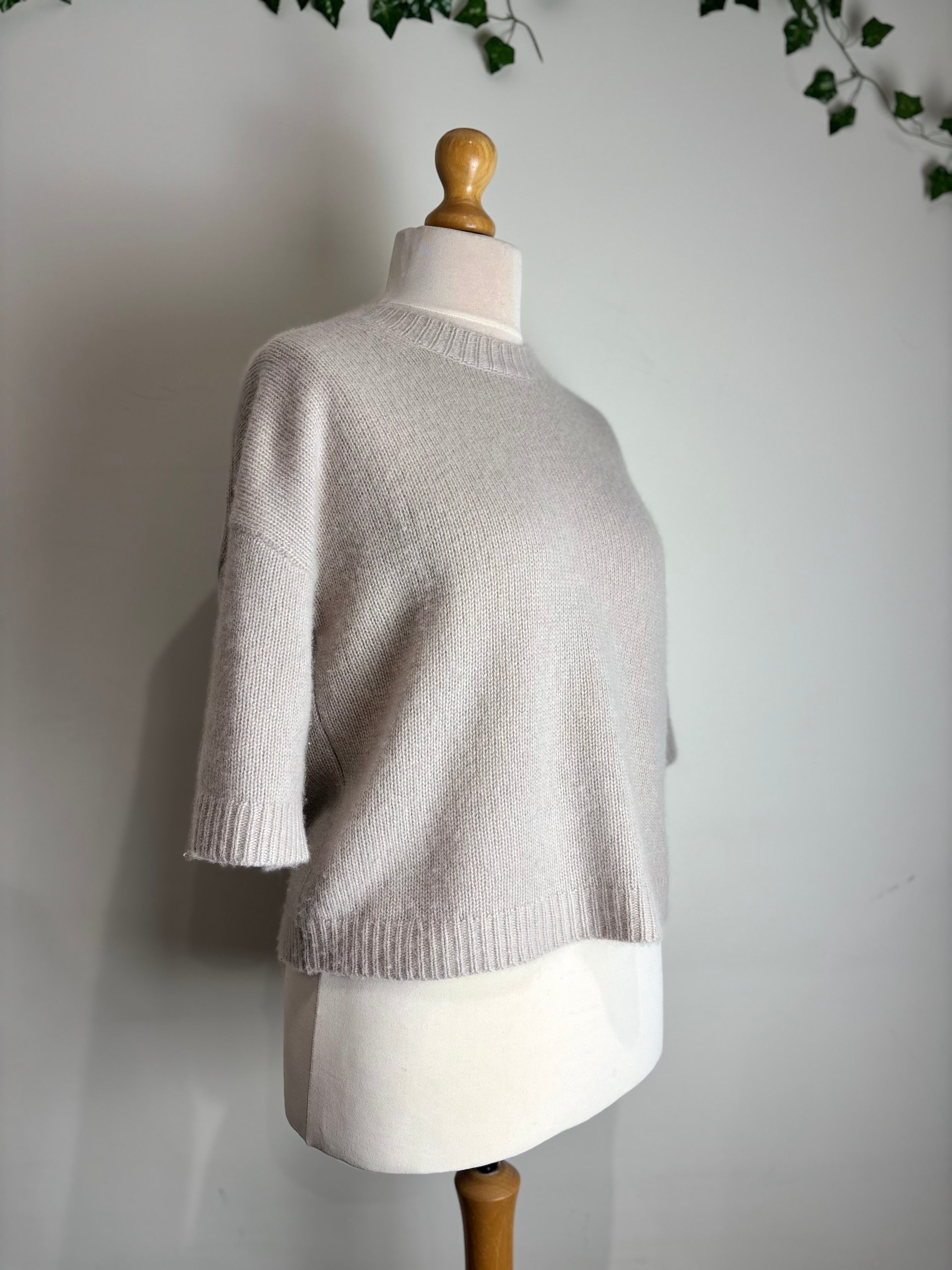 HUSH Short Sleeve Chunky Cashmere Tee