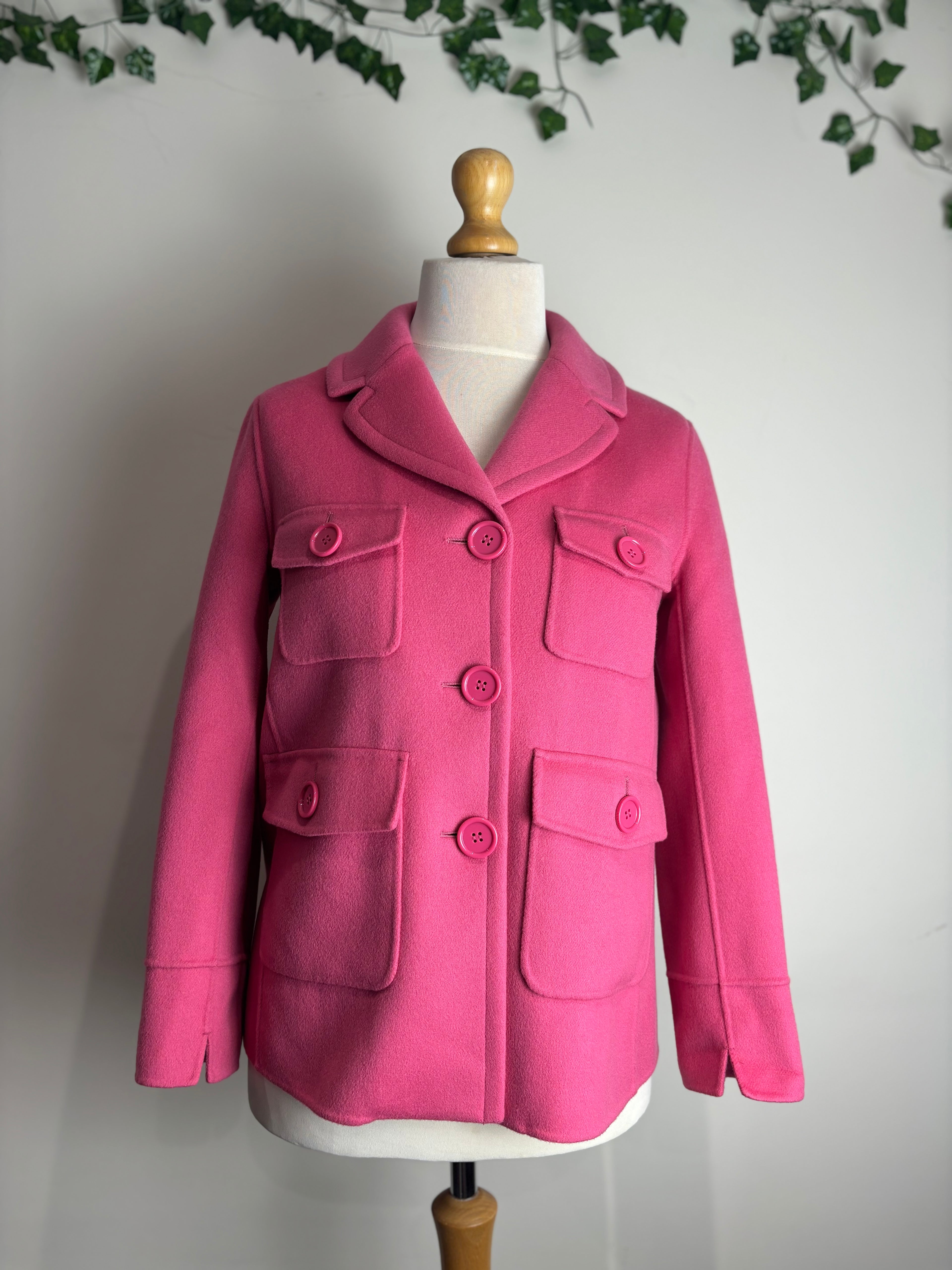 ‘S Max Mara Pink Wool Jacket