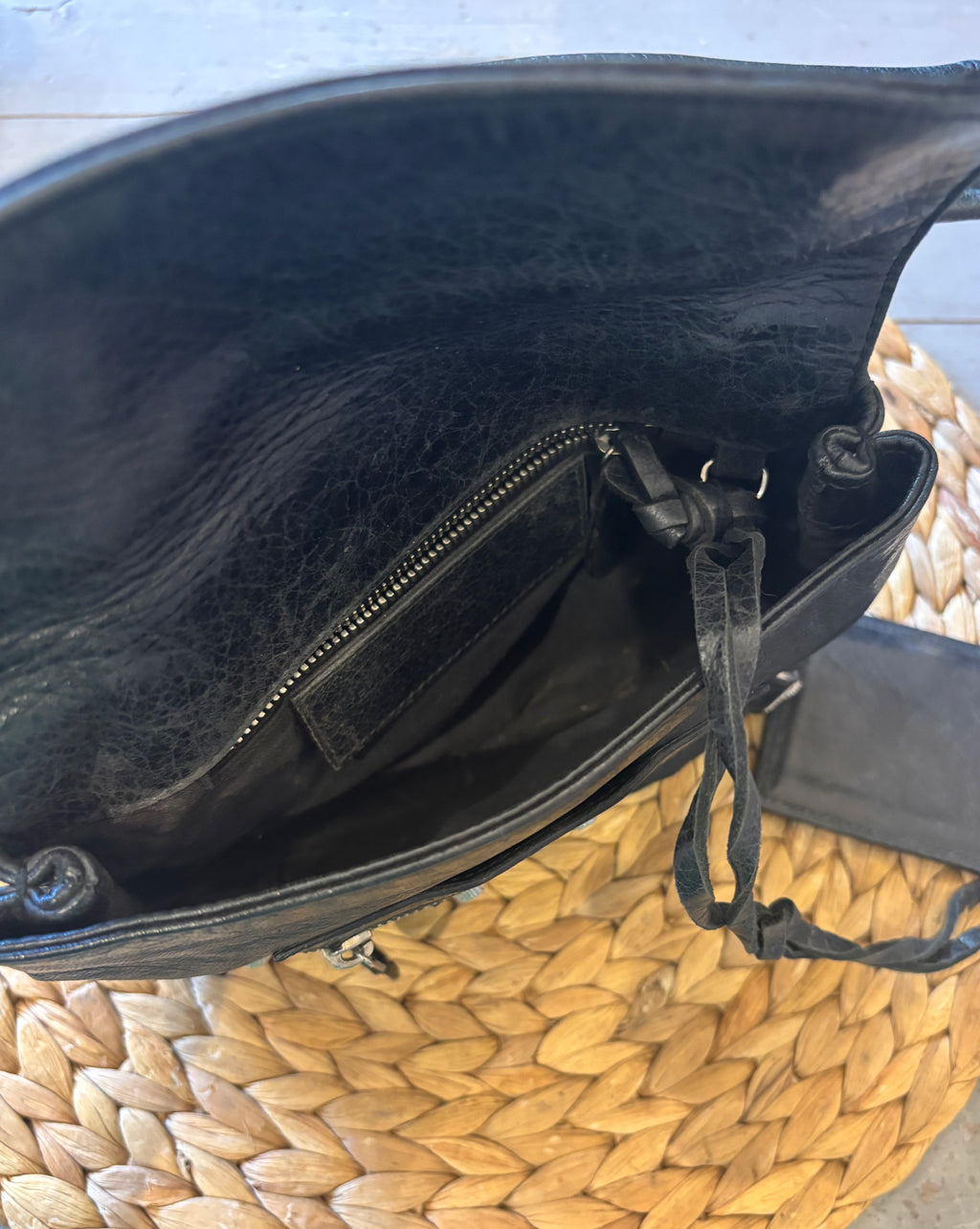 Balenciaga Black Vintage Clutch