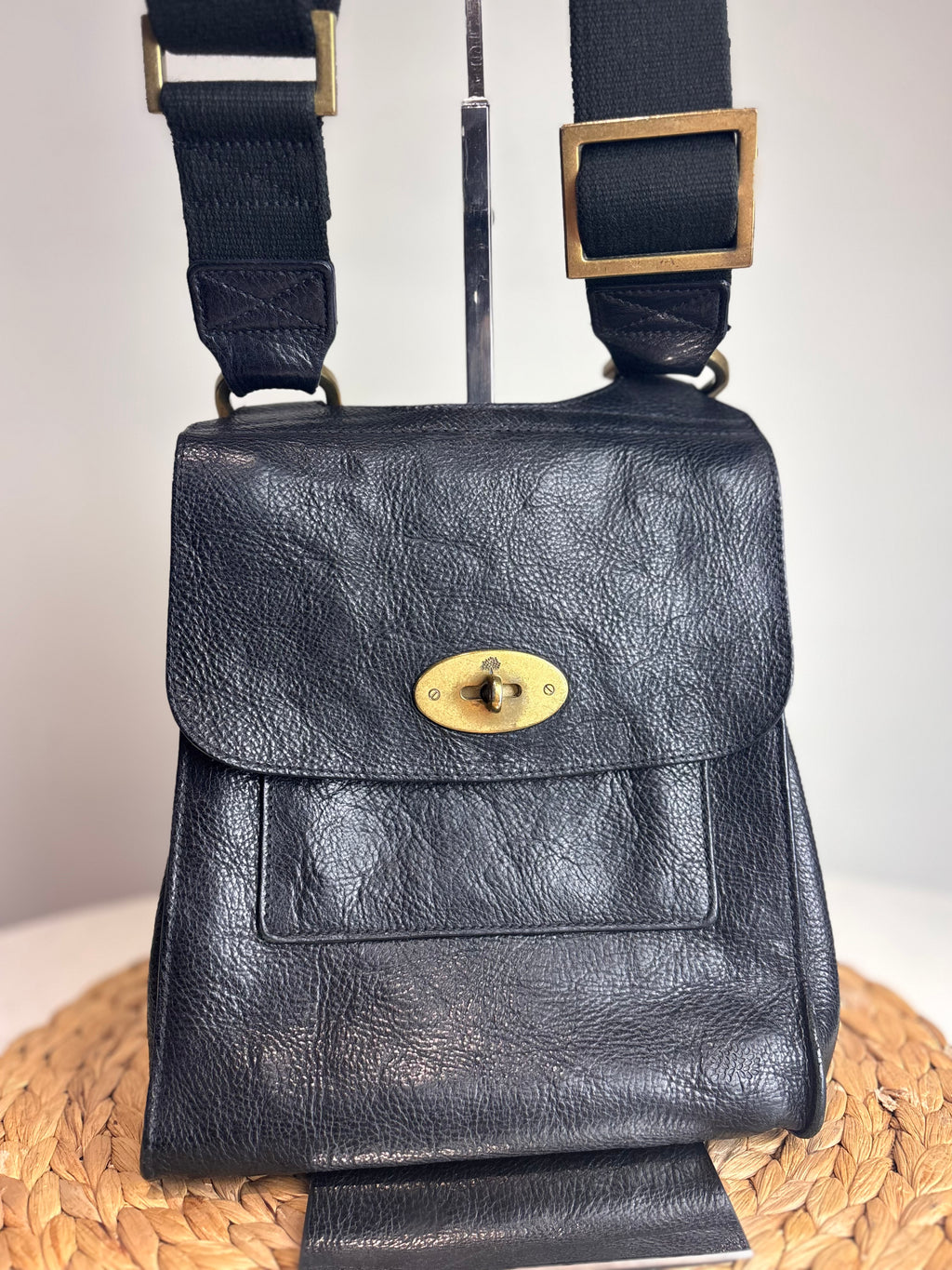 Mulberry Antony Messenger Satchel (Dark Brown Leather)