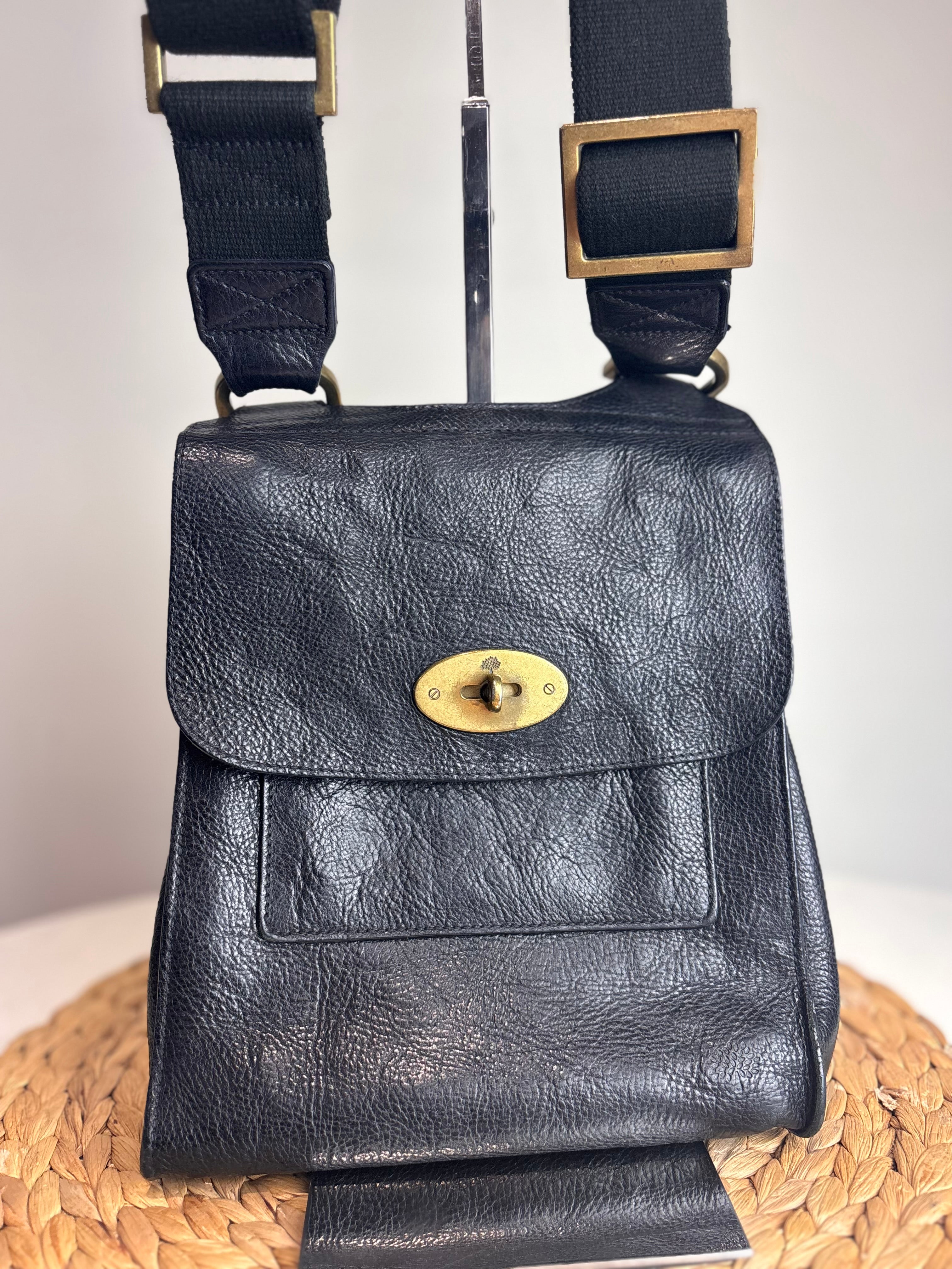 Mulberry Antony Messenger Satchel (Dark Brown Leather)