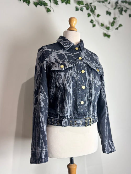 GANNI Heavy Denim Belted Jacket