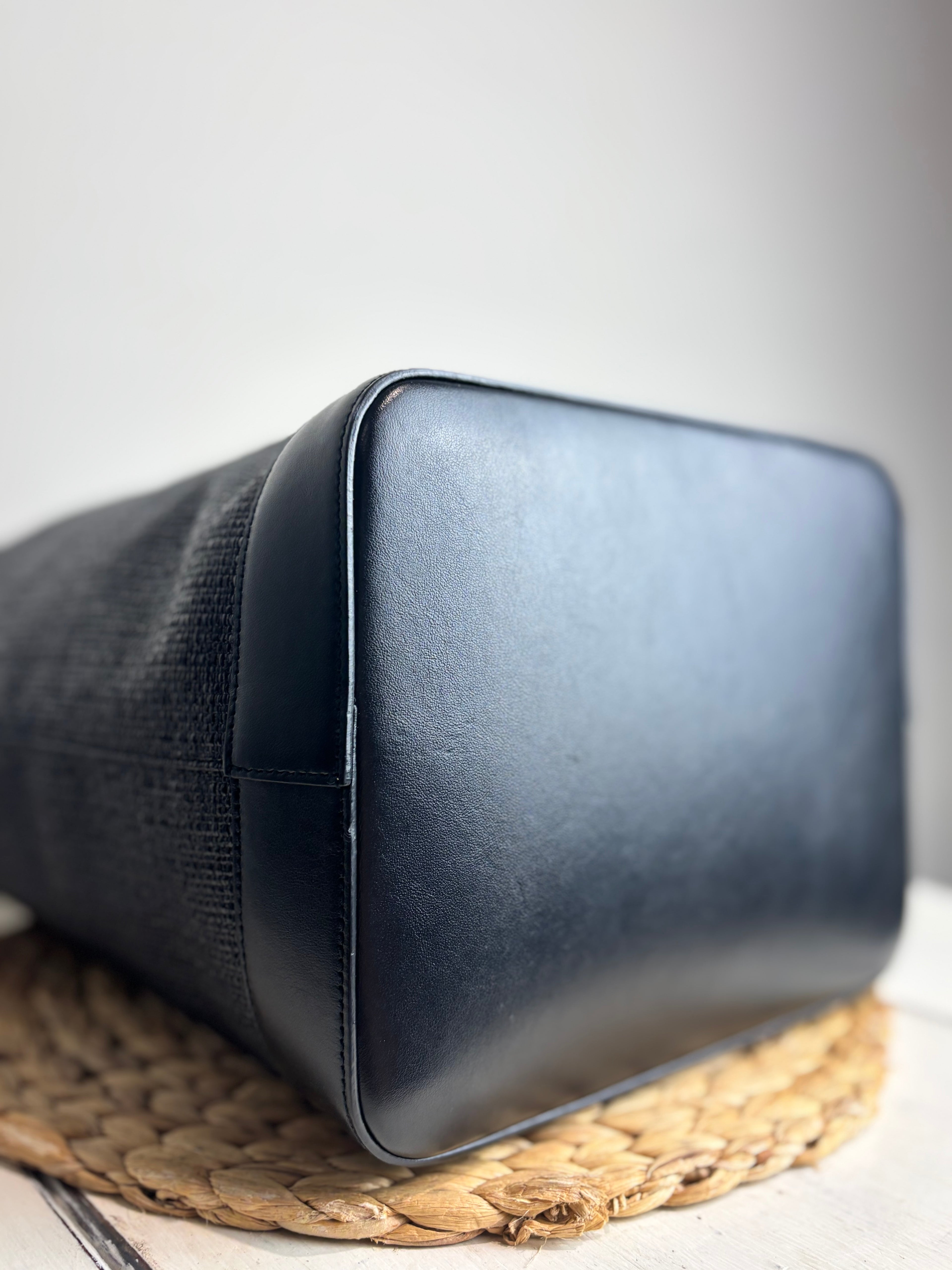 Yves Saint Laurent Teddy Drawstring Shopping Tote