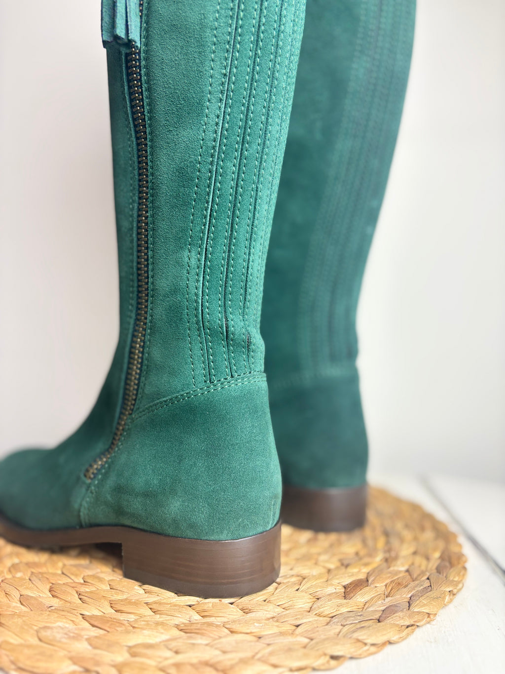 Fairfax & Favor Emerald Regina Suede Boots