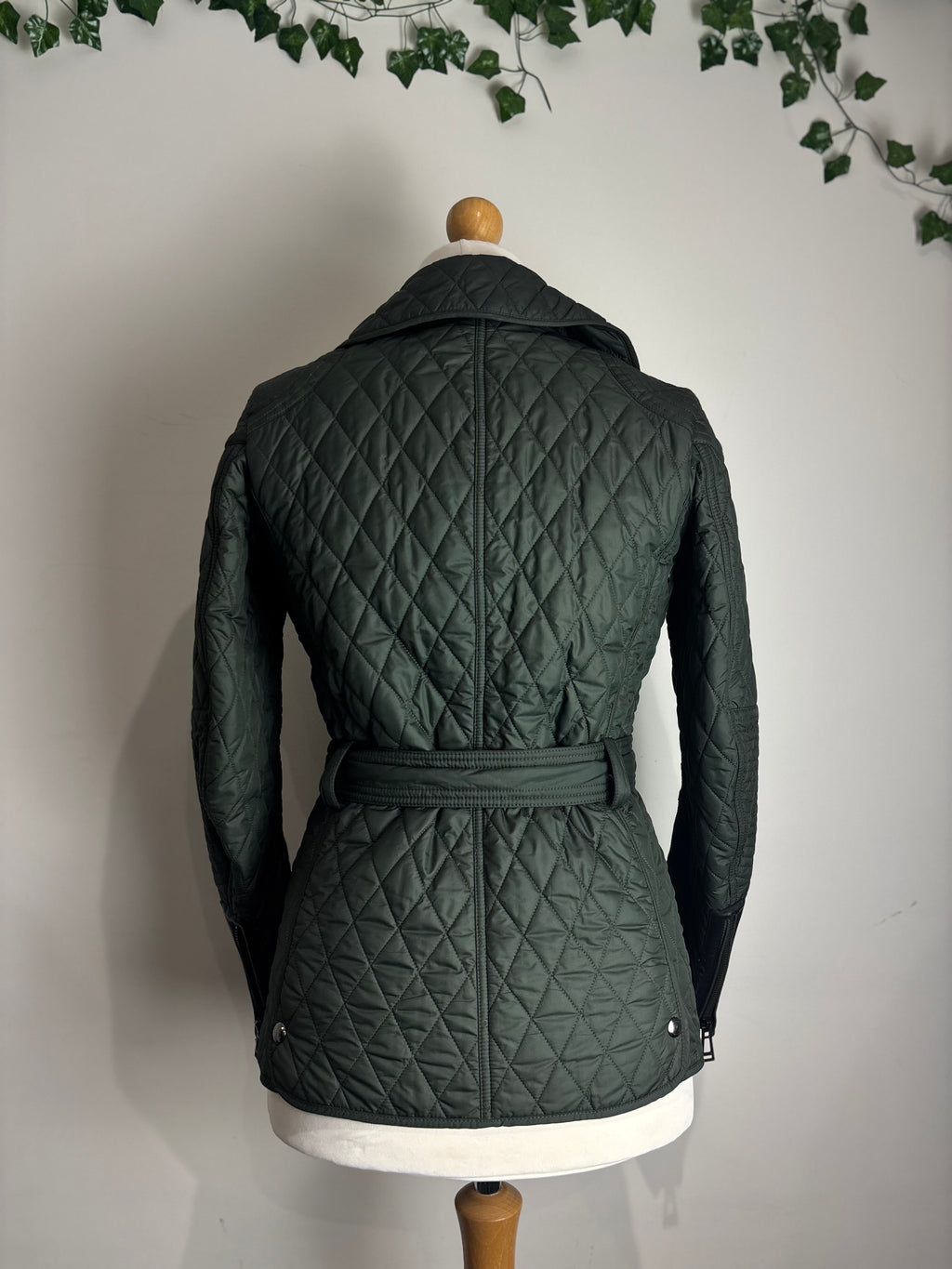 Belstaff Olive Green Quilted Jacket